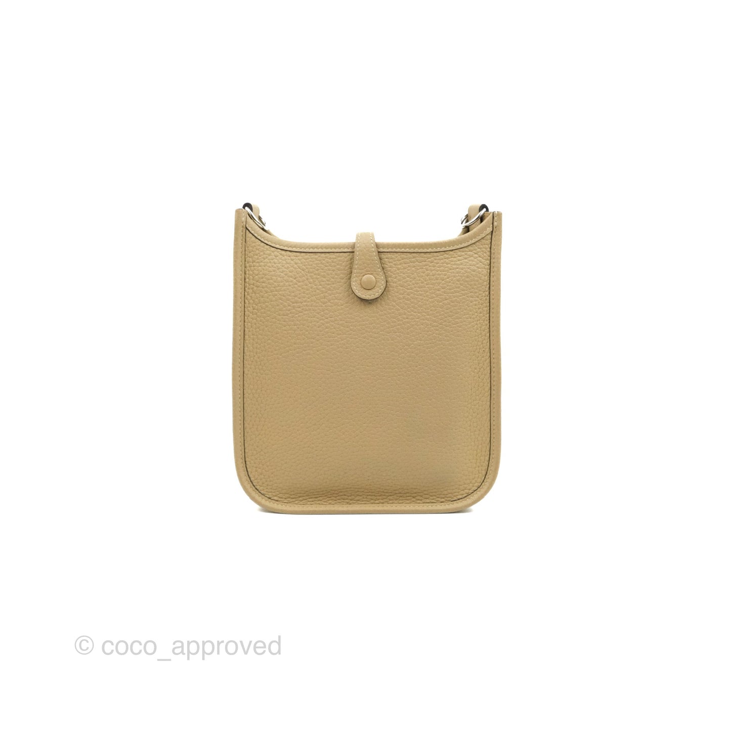 Hermès Mini Evelyne 16 Trench Clemence Palladium Hardware