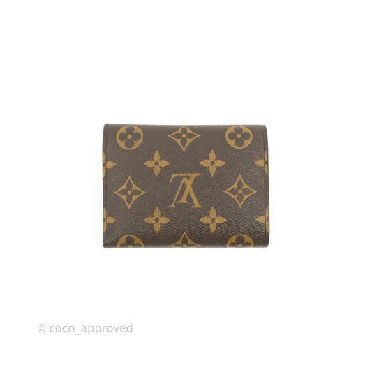 Louis Vuitton Monogram Christmas Animation Japanese Garden Victorine Wallet Wisteria Pink
