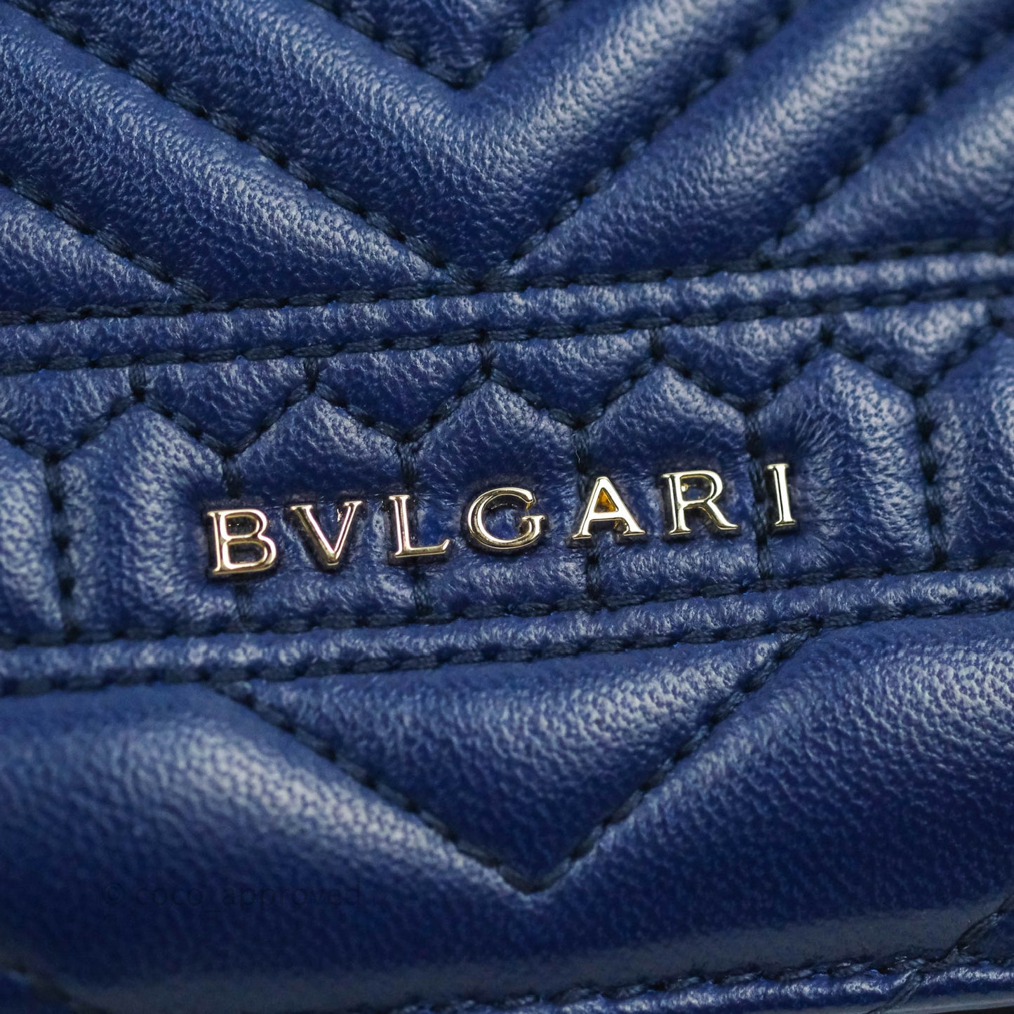Bvlgari Small Quilted Scaglie Serpenti Forever Shoulder Bag in Blue