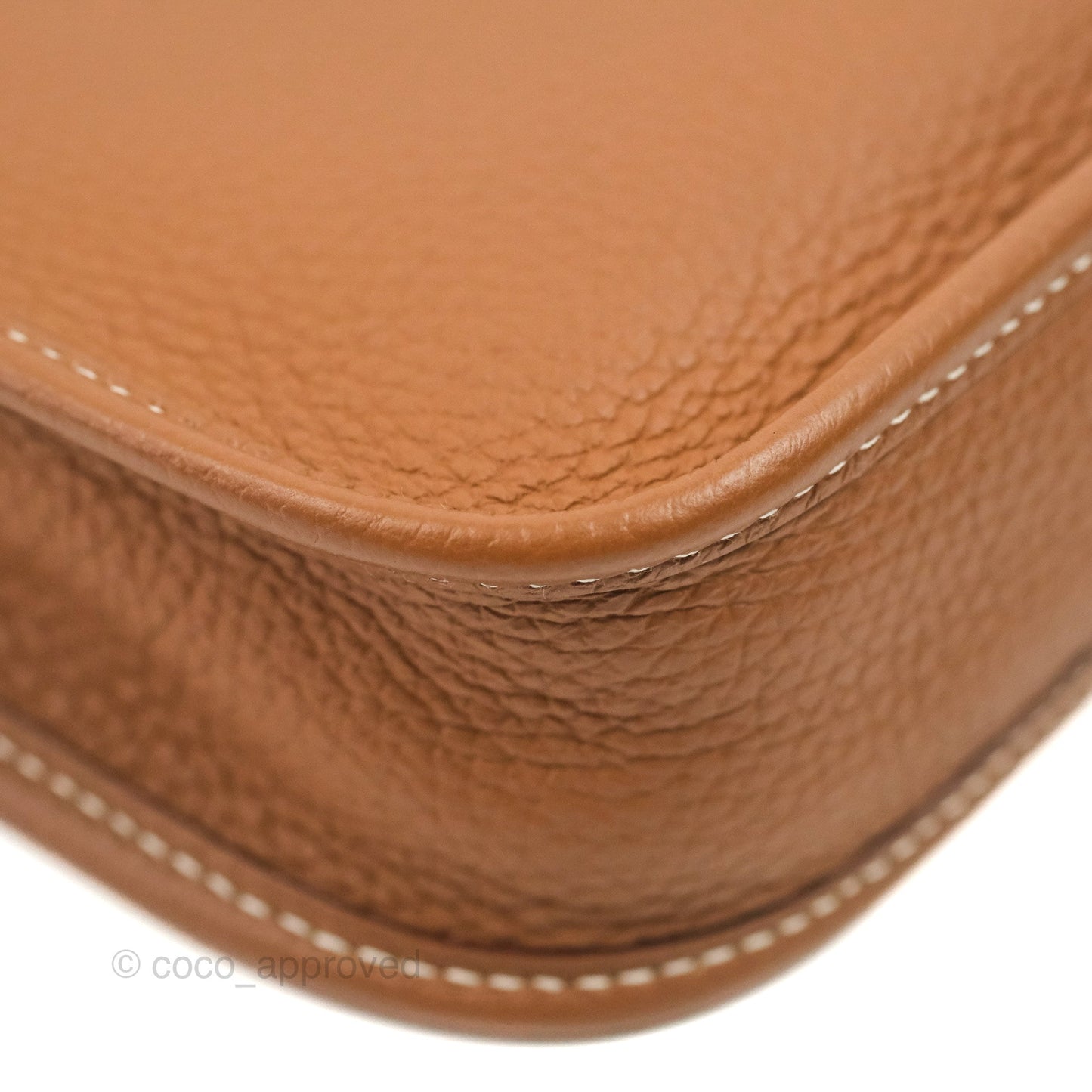 Hermès Mini Evelyne 16 Gold Clemence Palladium Hardware