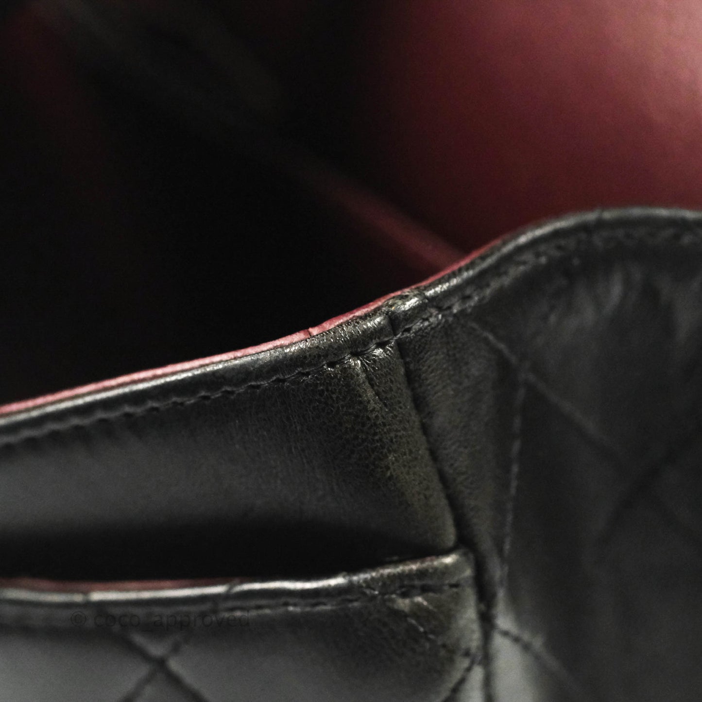 Chanel Medium Classic Quilted Flap Black Lambskin Silver Hardware