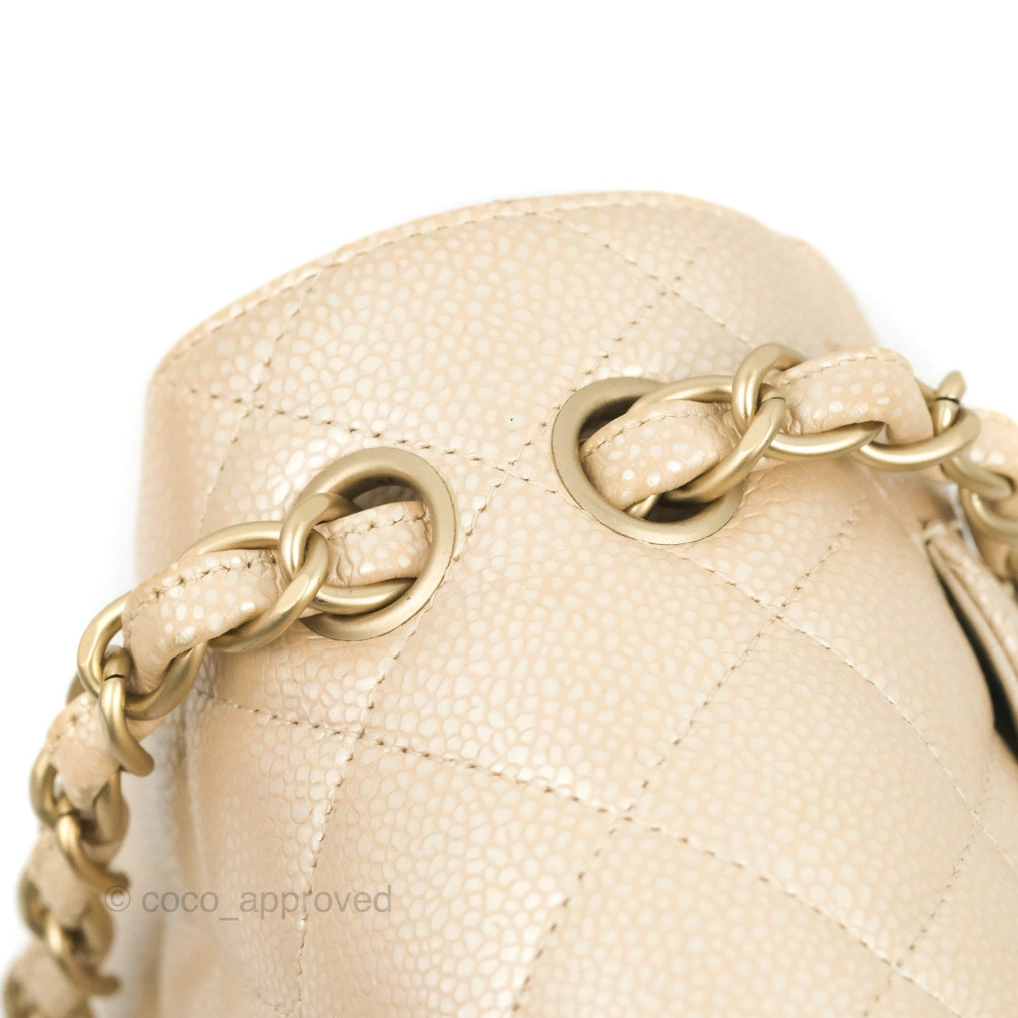 Chanel Jumbo Double Flap Iridescent Pearly Caviar Gold Hardware⁣⁣