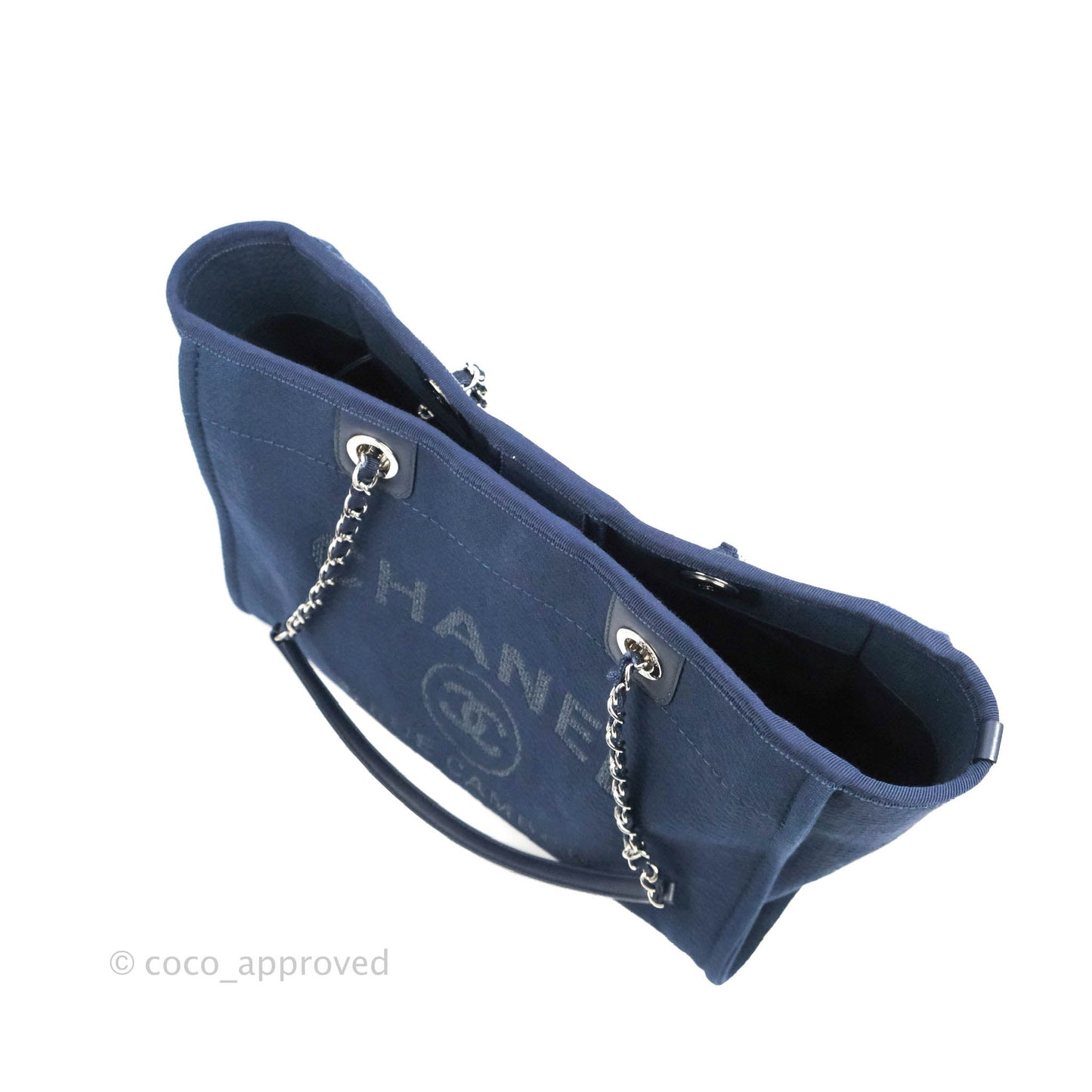 Chanel Canvas Deauville Medium Navy