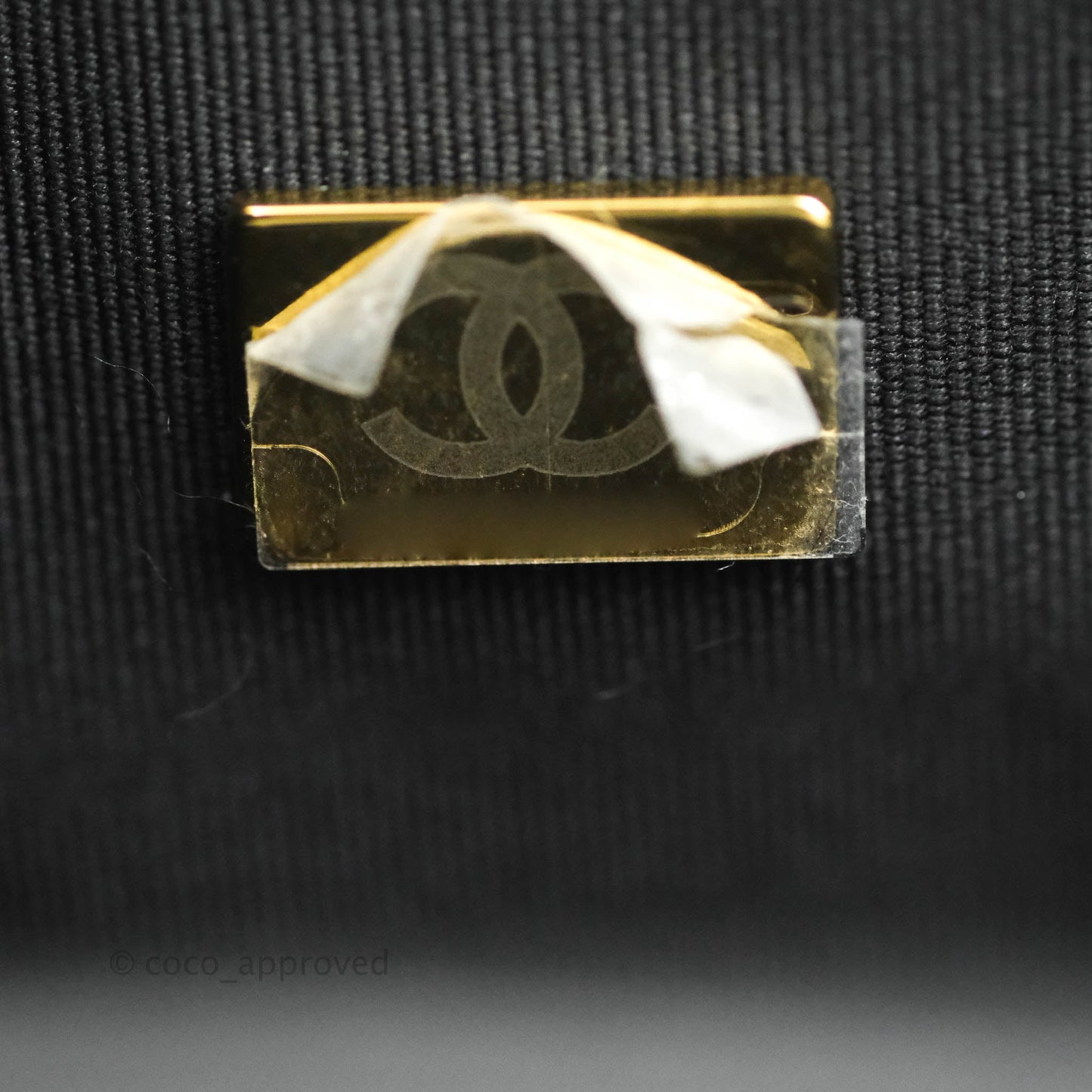 Chanel Boy Quilted Small Black Calfskin Aged Gold Hardware
