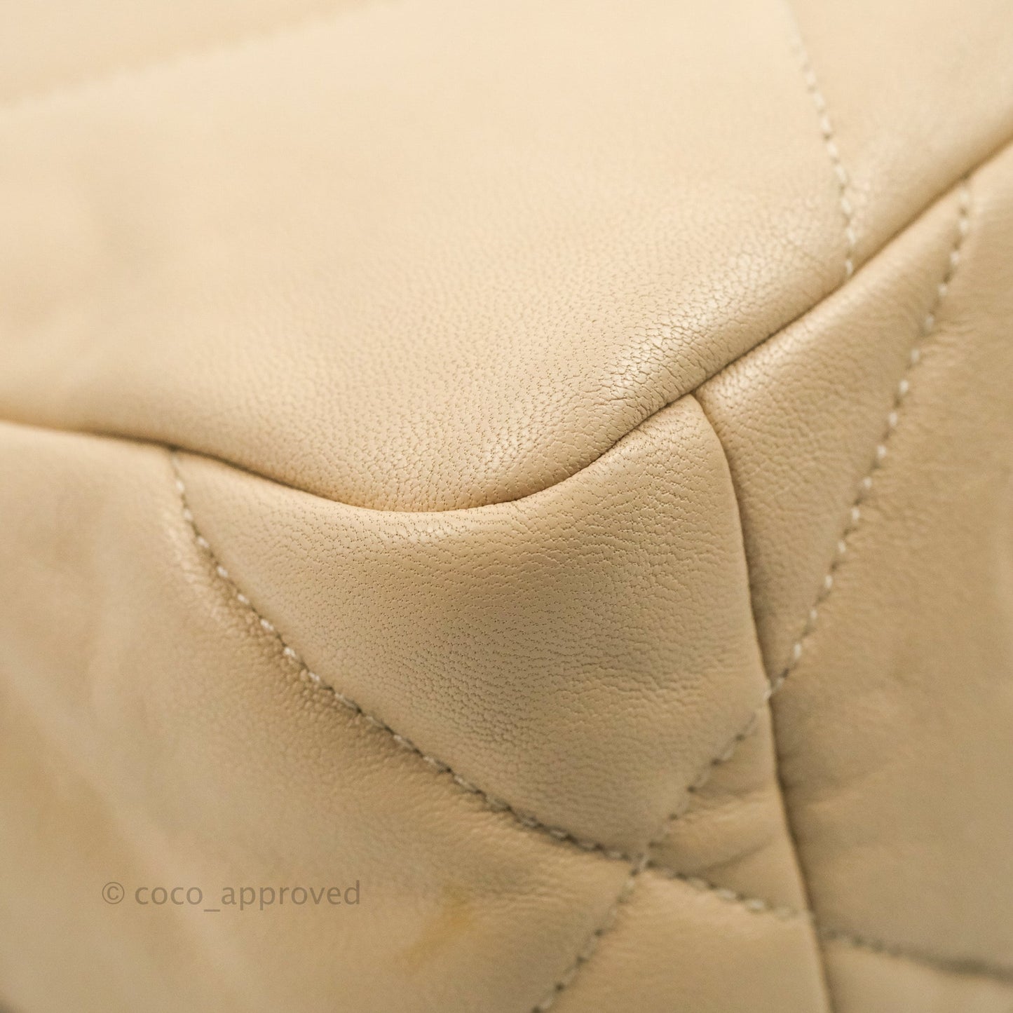 Chanel 19 Small Beige Mixed Hardware