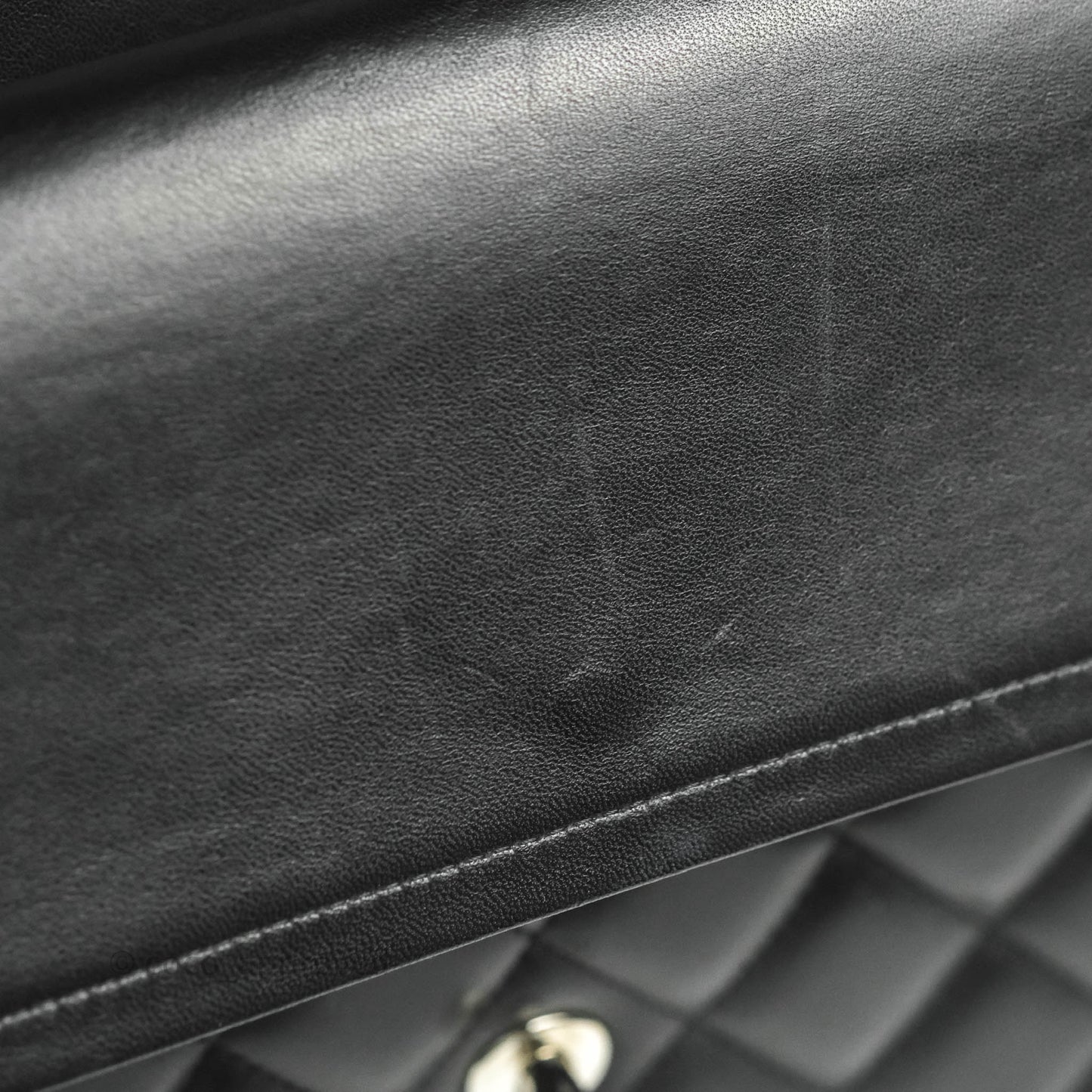 Chanel Jumbo Double Flap Black Lambskin Silver Hardware⁣⁣