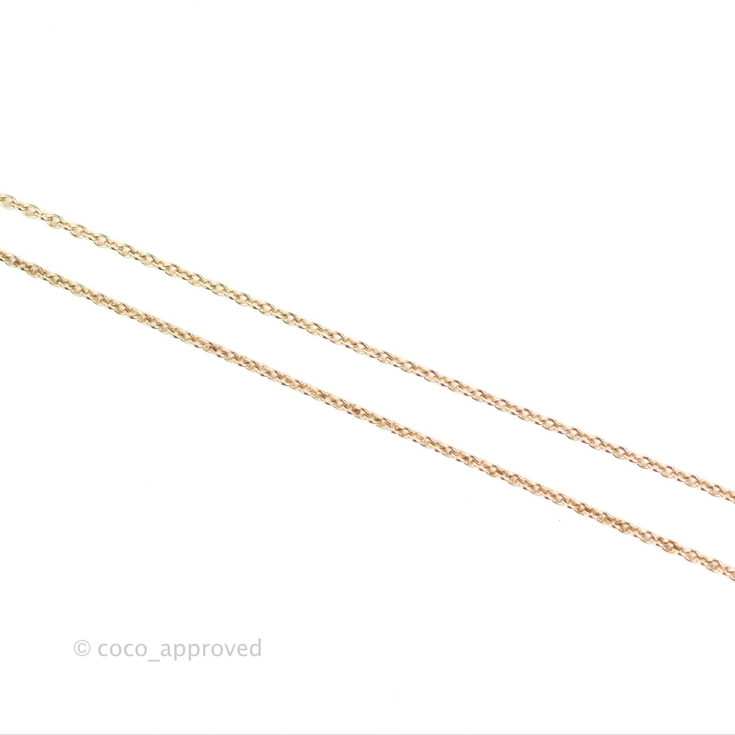 Christian Dior Petit CD Necklace Gold Tone
