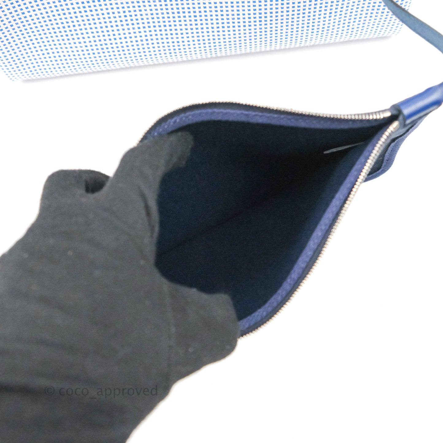Hermès Herbag Retourne Zip 31 Quadrille Viking Ecru Mauve Bleu Bill/ Saphir Palladium Hardware