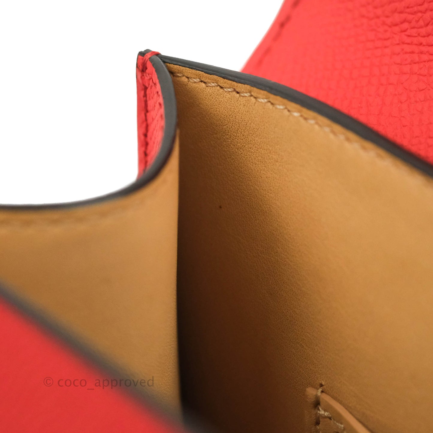 Moynat Gabrielle PM Bag Red Calfskin Silver Hardware