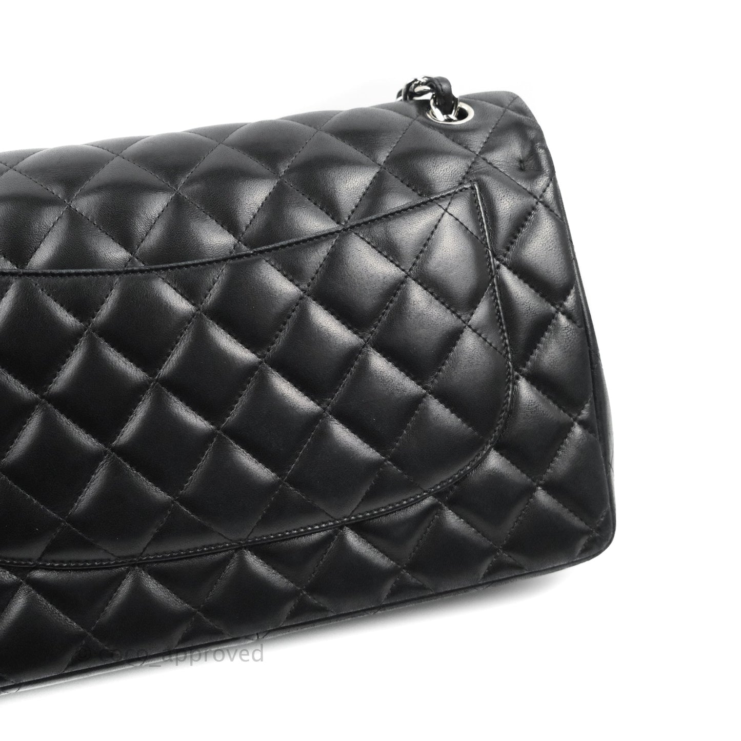 Chanel Jumbo Double Flap Black Lambskin Silver Hardware⁣⁣
