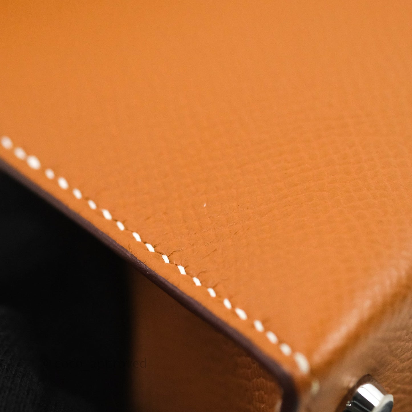 Hermès Mini Kelly II Sellier Gold Epsom Palladium Hardware