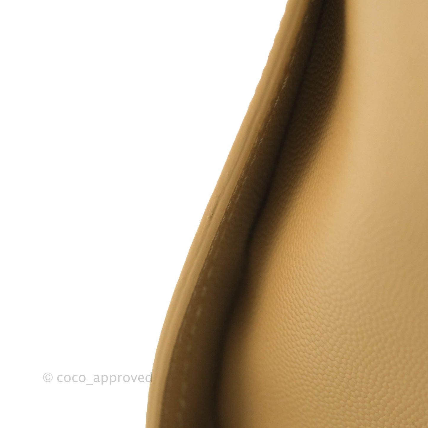Chanel Small Studded Deauville Tote Beige Caviar Silver Hardware