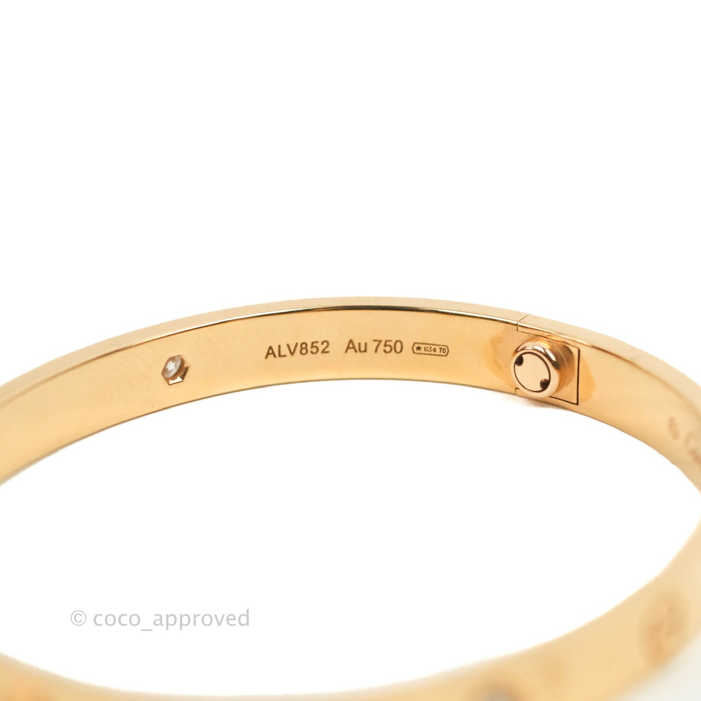 Cartier Love Bracelet 4 Diamond Rose Gold