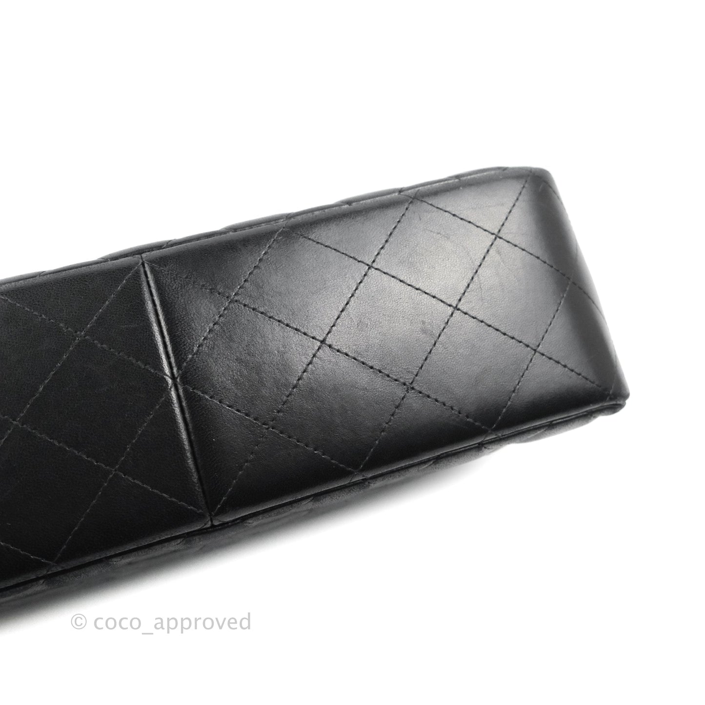 Chanel Jumbo Double Flap Black Lambskin Silver Hardware⁣⁣