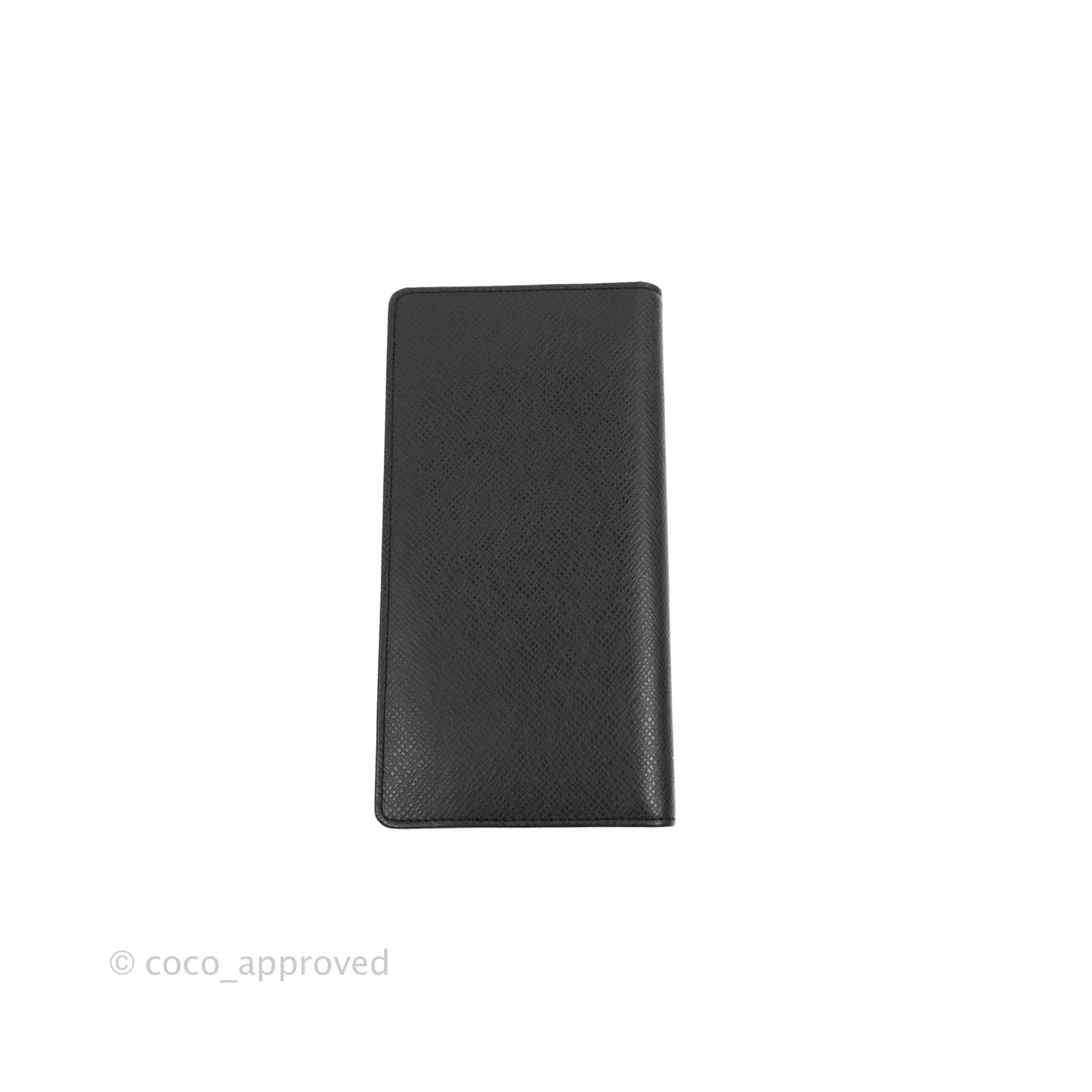 Louis Vuitton Porte Valeurs Long Wallet Black Taiga