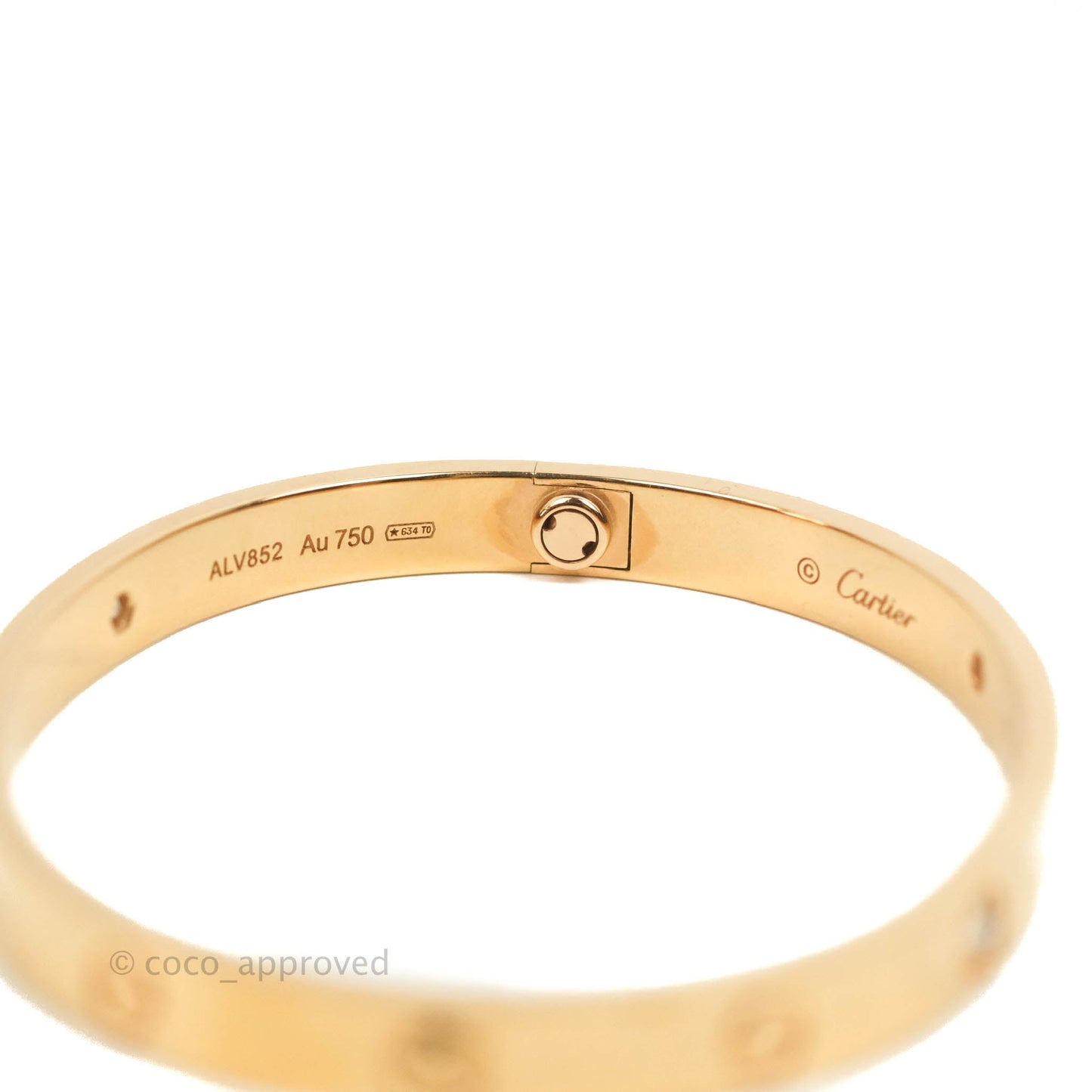 Cartier Love Bracelet 4 Diamond Rose Gold
