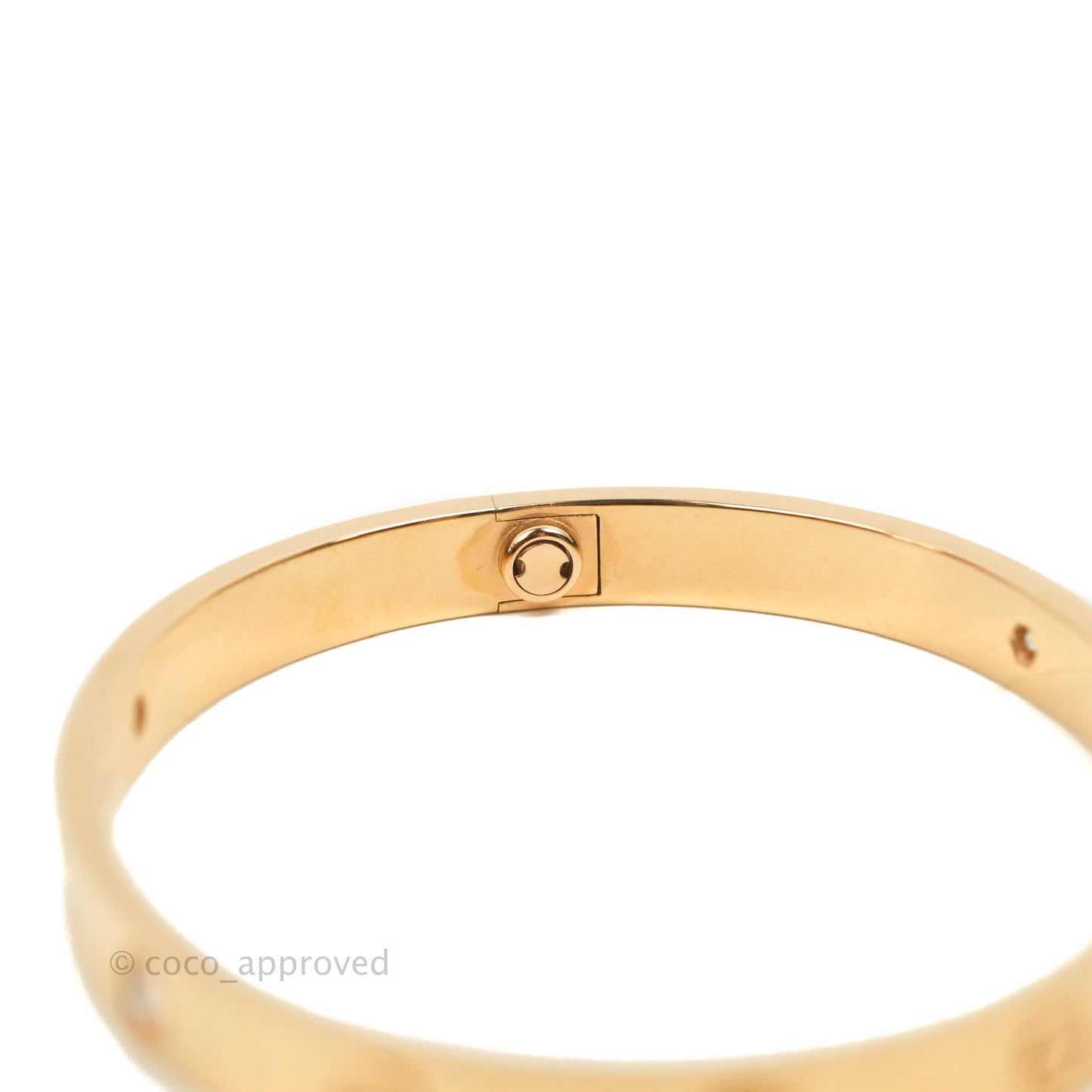 Cartier Love Bracelet 4 Diamond Rose Gold