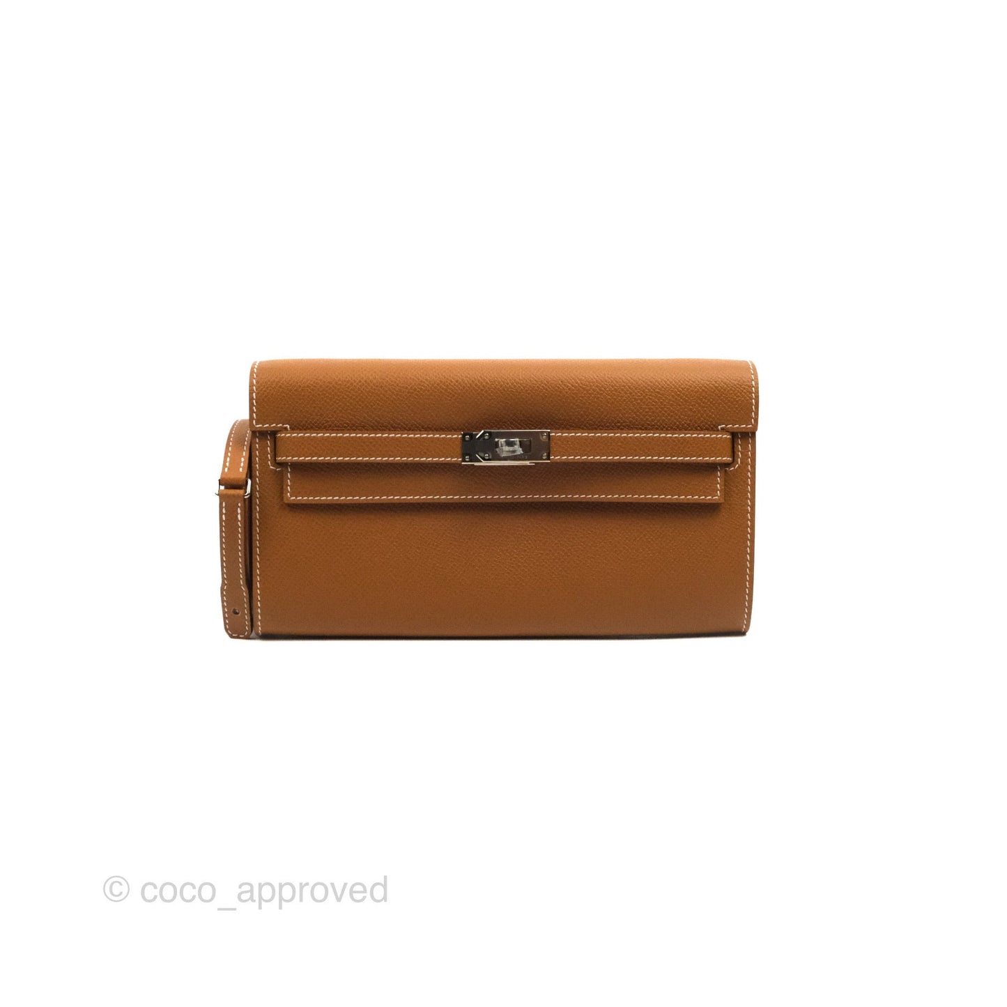 Hermès Kelly To Go Wallet Gold Epsom Palladium Hardware