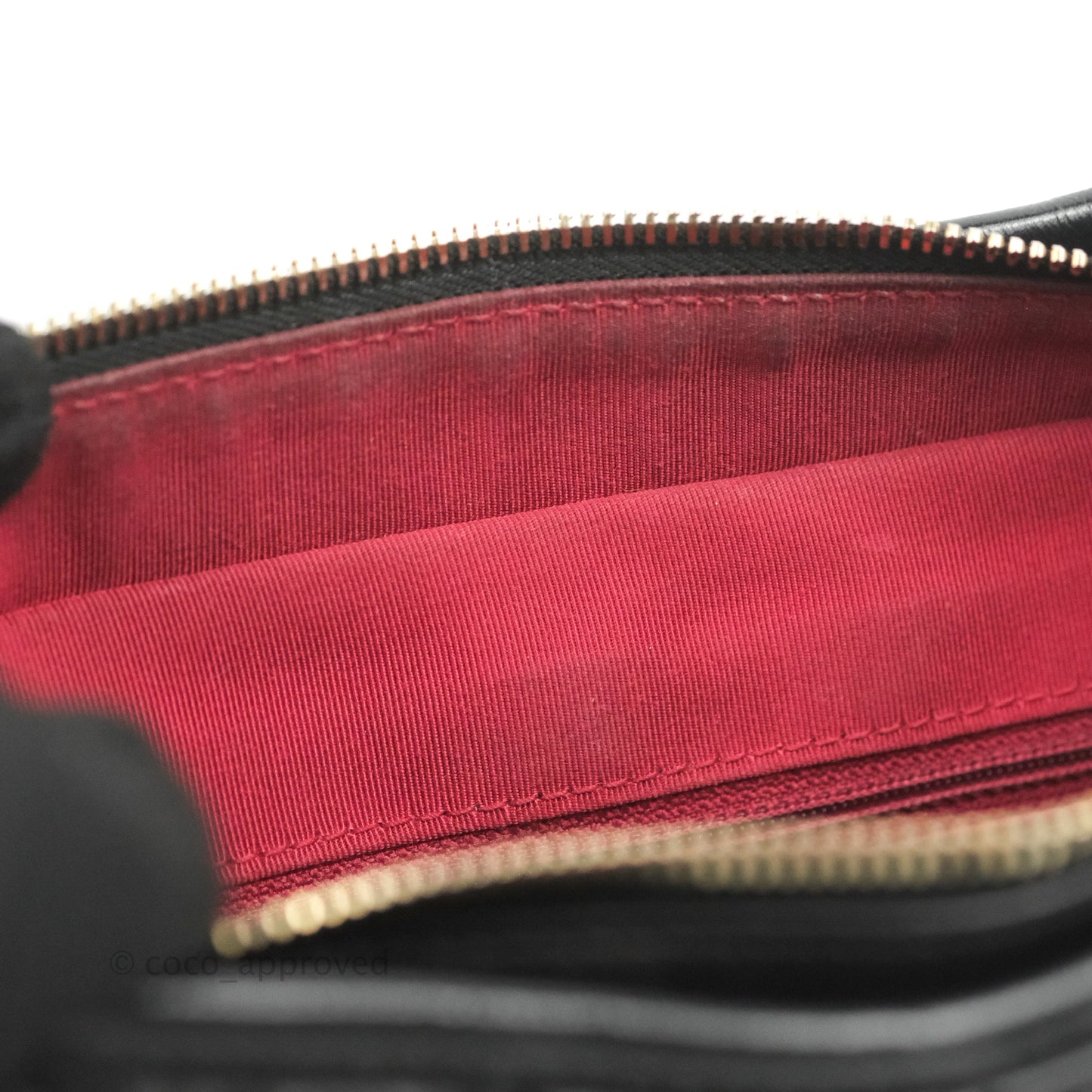 Chanel New Medium Gabrielle Hobo Black Aged Calfskin Mixed Hardware