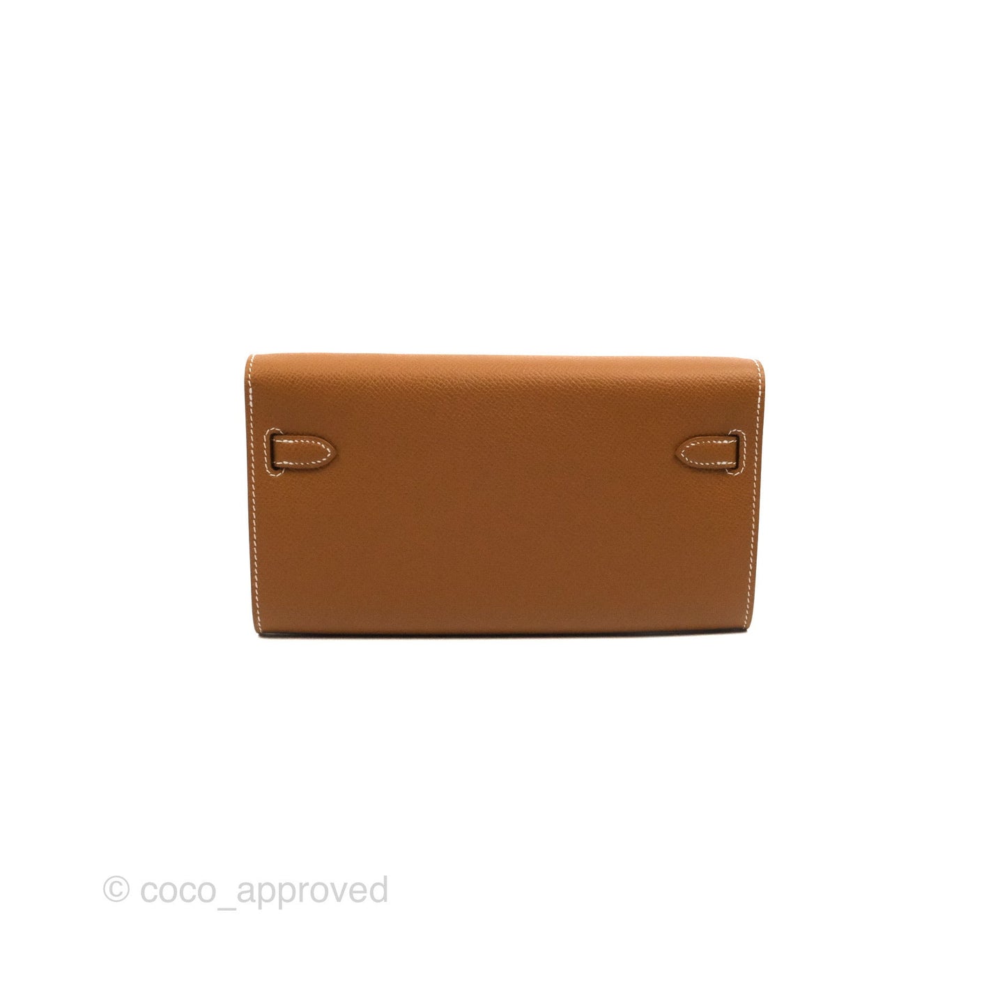 Hermès Kelly To Go Wallet Gold Epsom Palladium Hardware