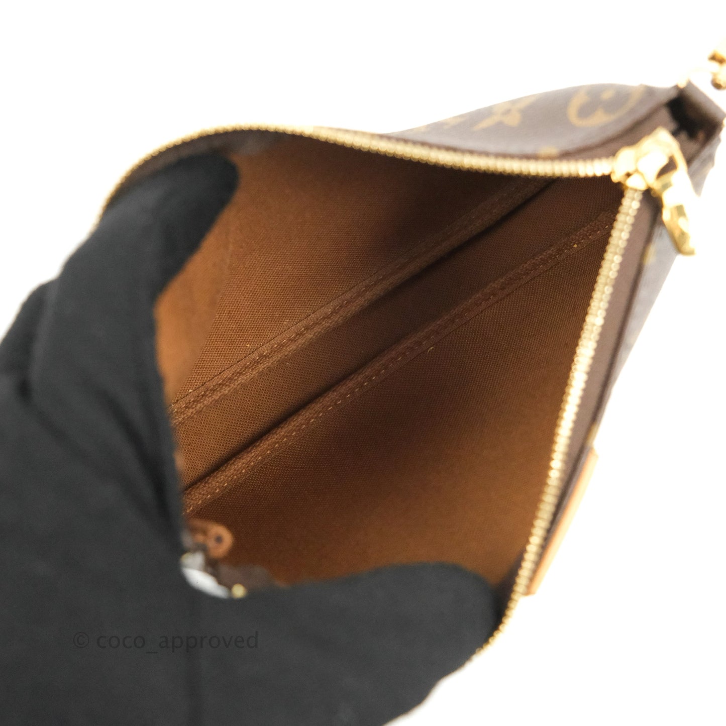 Louis Vuitton Multi Pochette Accessories Khaki Monogram Canvas