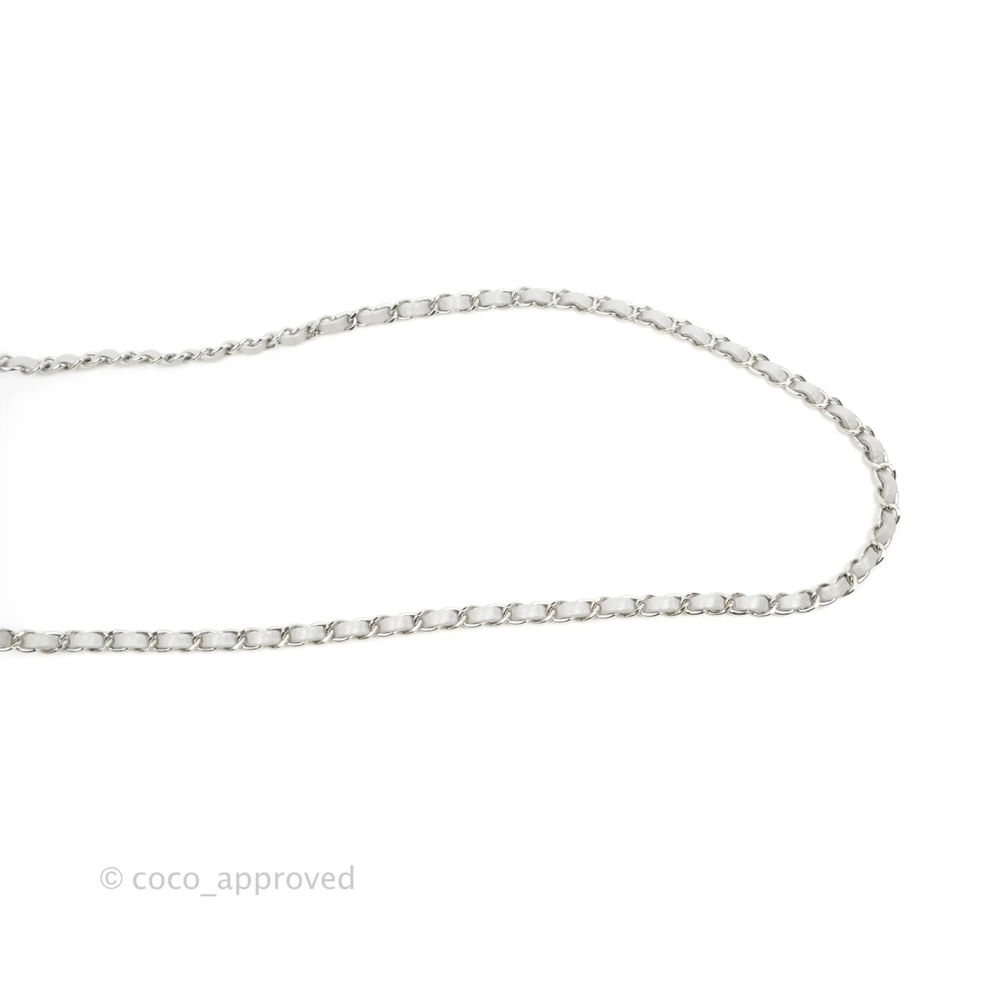 Chanel Quilted Mini Rectangular Silver Lambskin Silver Hardware
