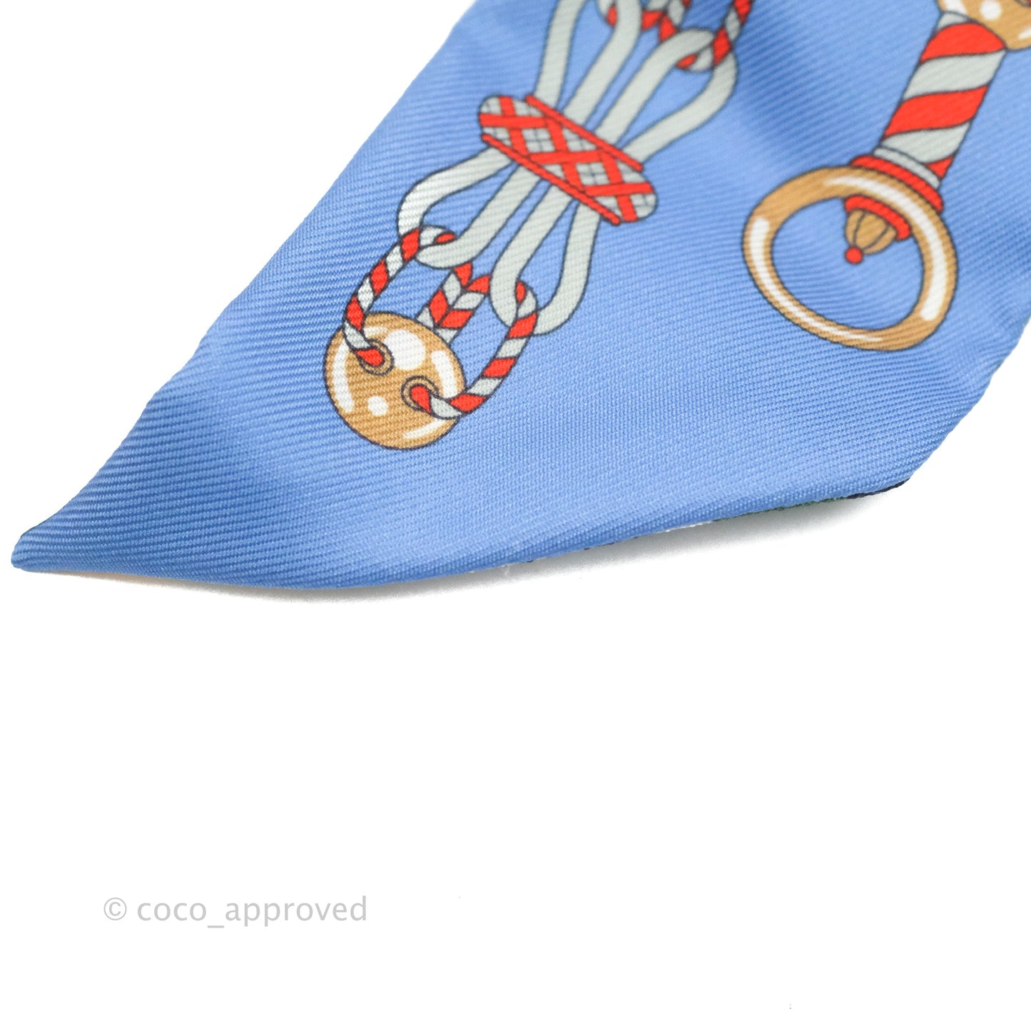 Hermès Harnais En Rosace Silk Twilly