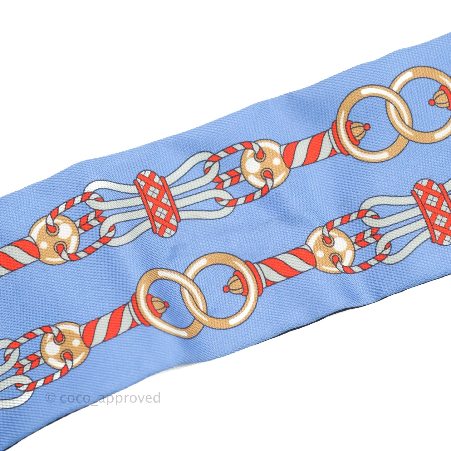 Hermès Harnais En Rosace Silk Twilly