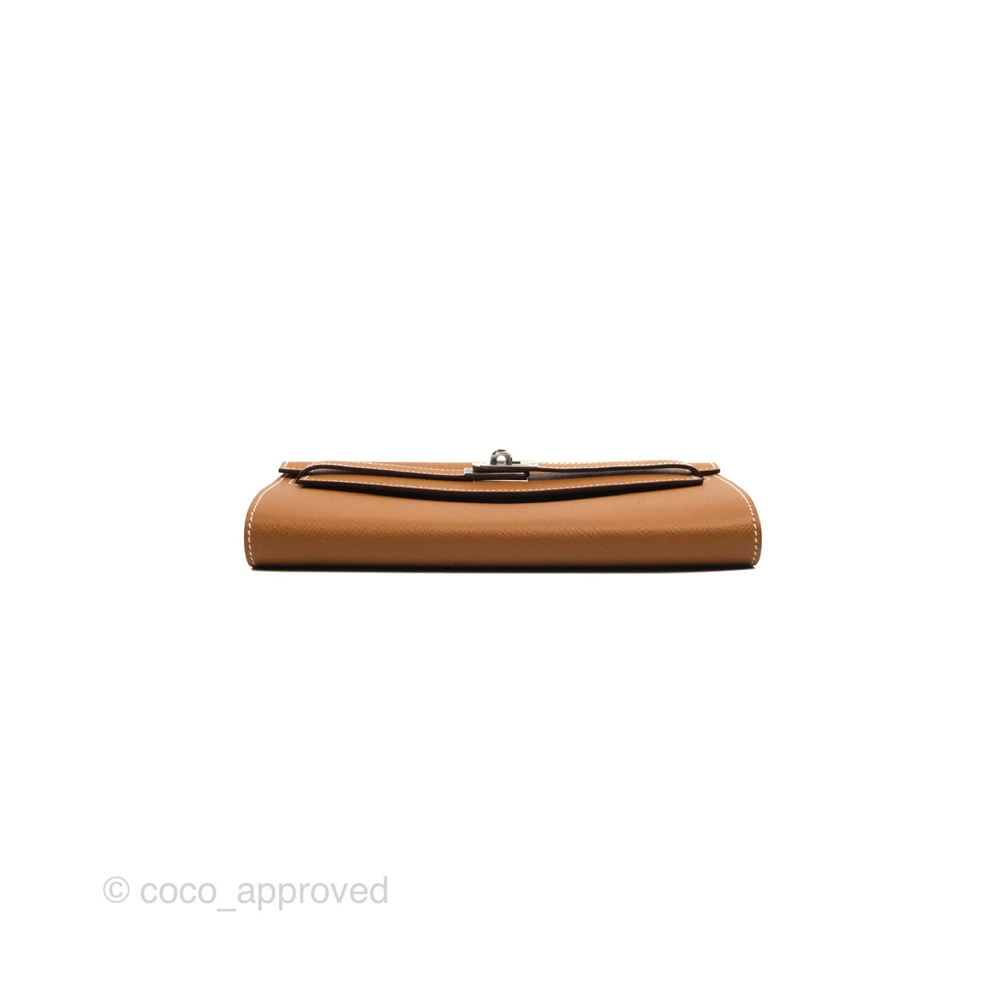 Hermès Kelly To Go Wallet Gold Epsom Palladium Hardware