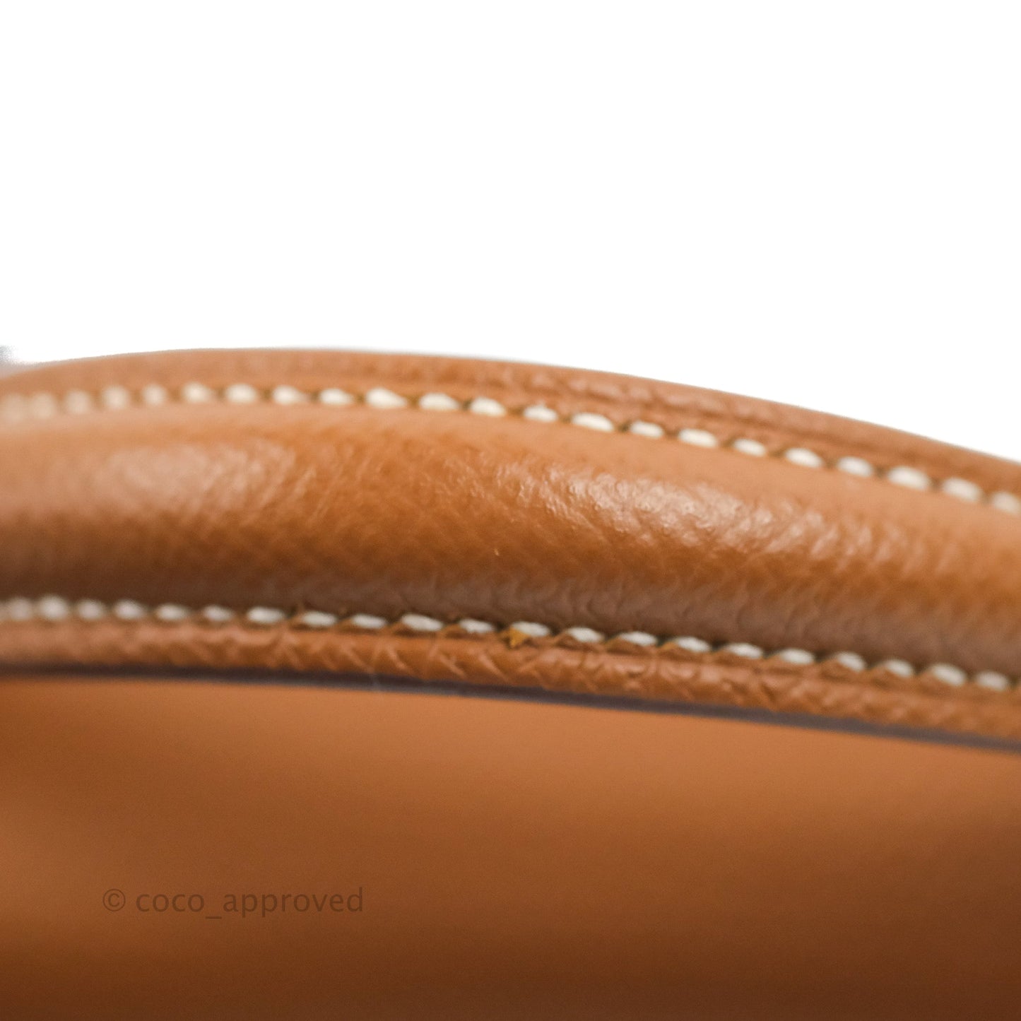 Hermès Mini Kelly II Sellier Gold Epsom Palladium Hardware