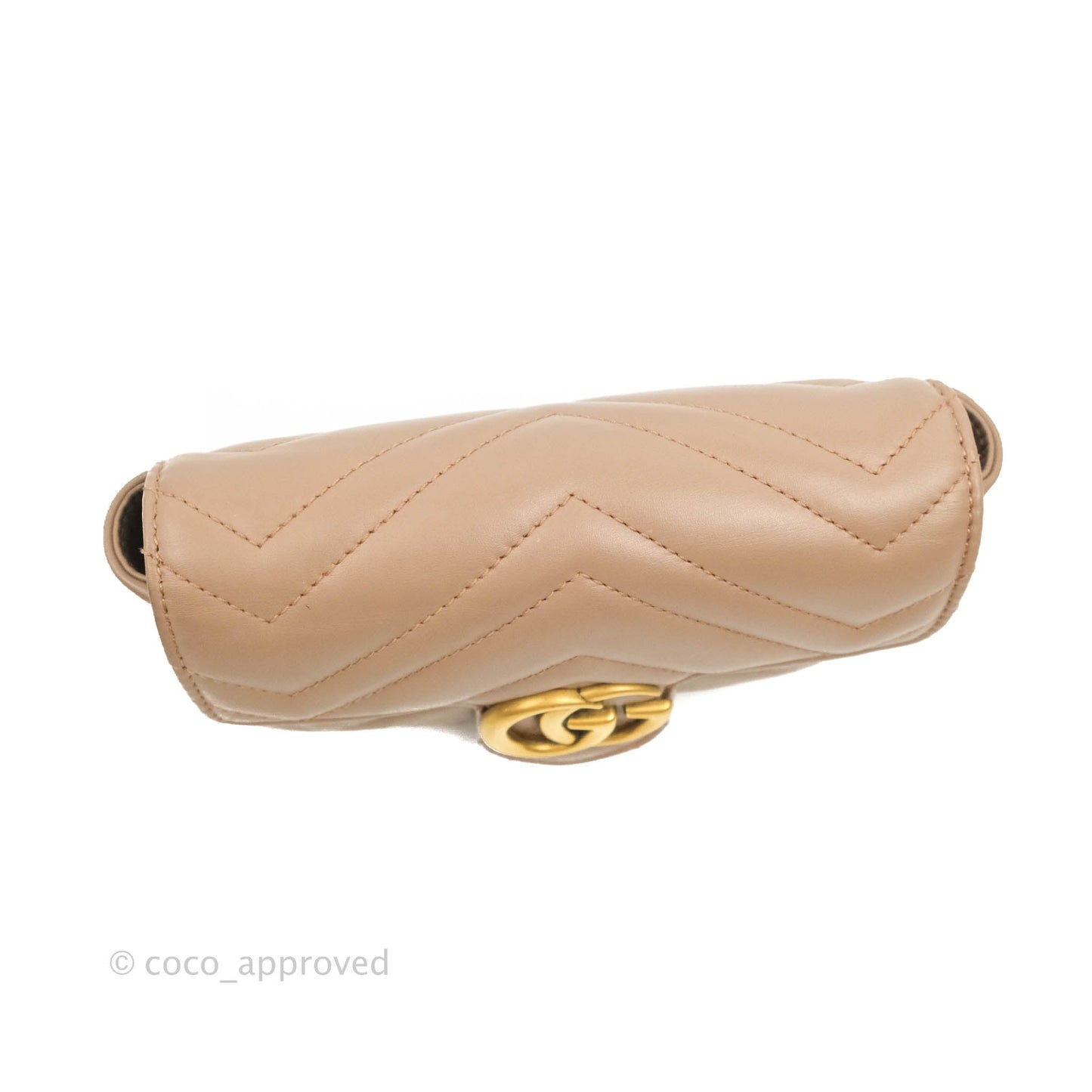 Gucci GG Marmont Matelassé Leather Super Mini Bag Dusty Pink