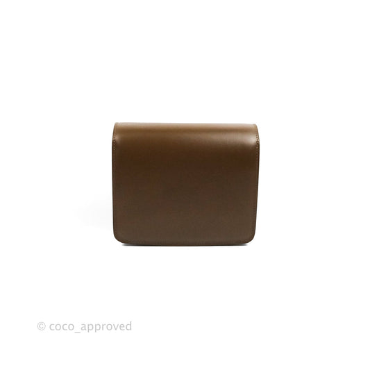 Celine Small Classic Box Flap Caramel Calfskin