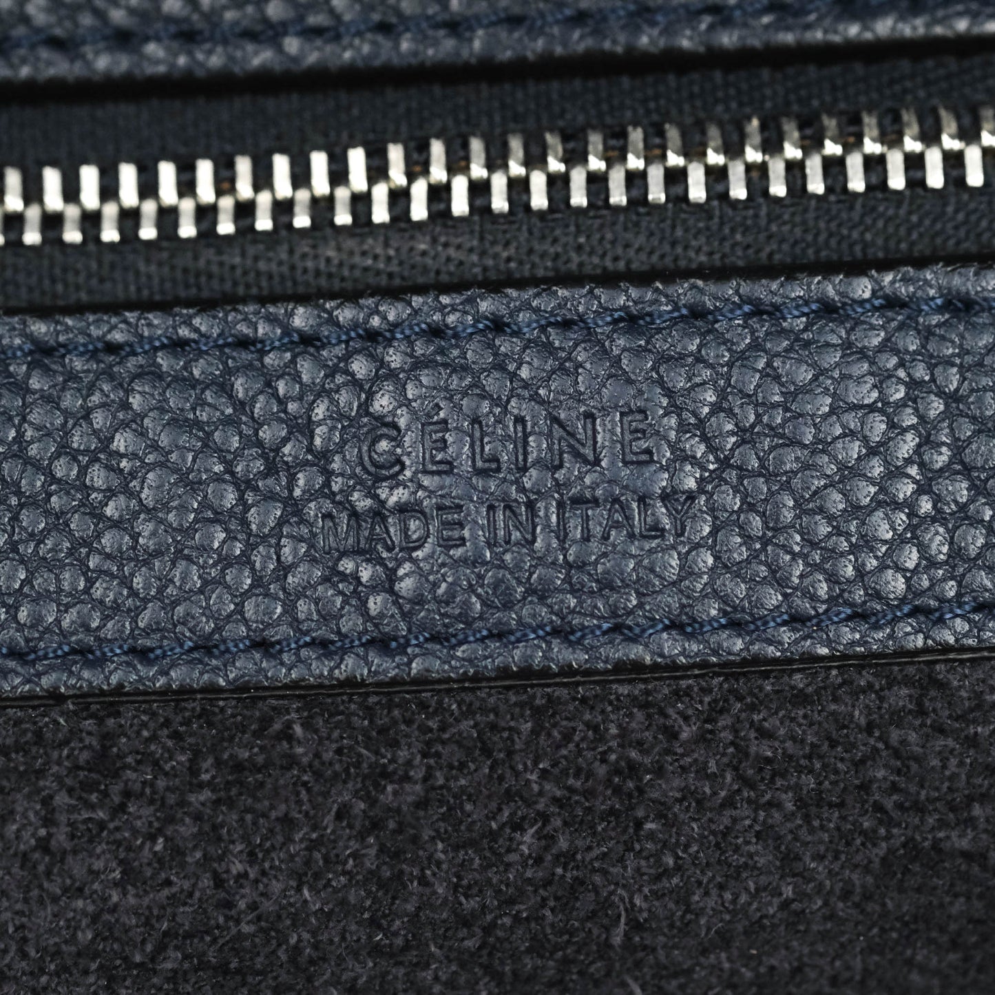 Celine Small Cabas Phantom Soft Grained Calfskin Dark Navy