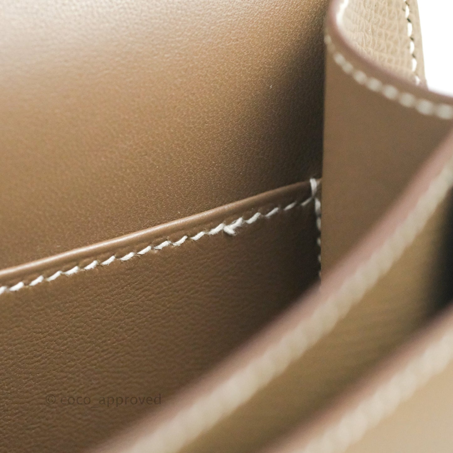 Hermès Constance Mini 18cm Etoupe Epsom Palladium Hardware