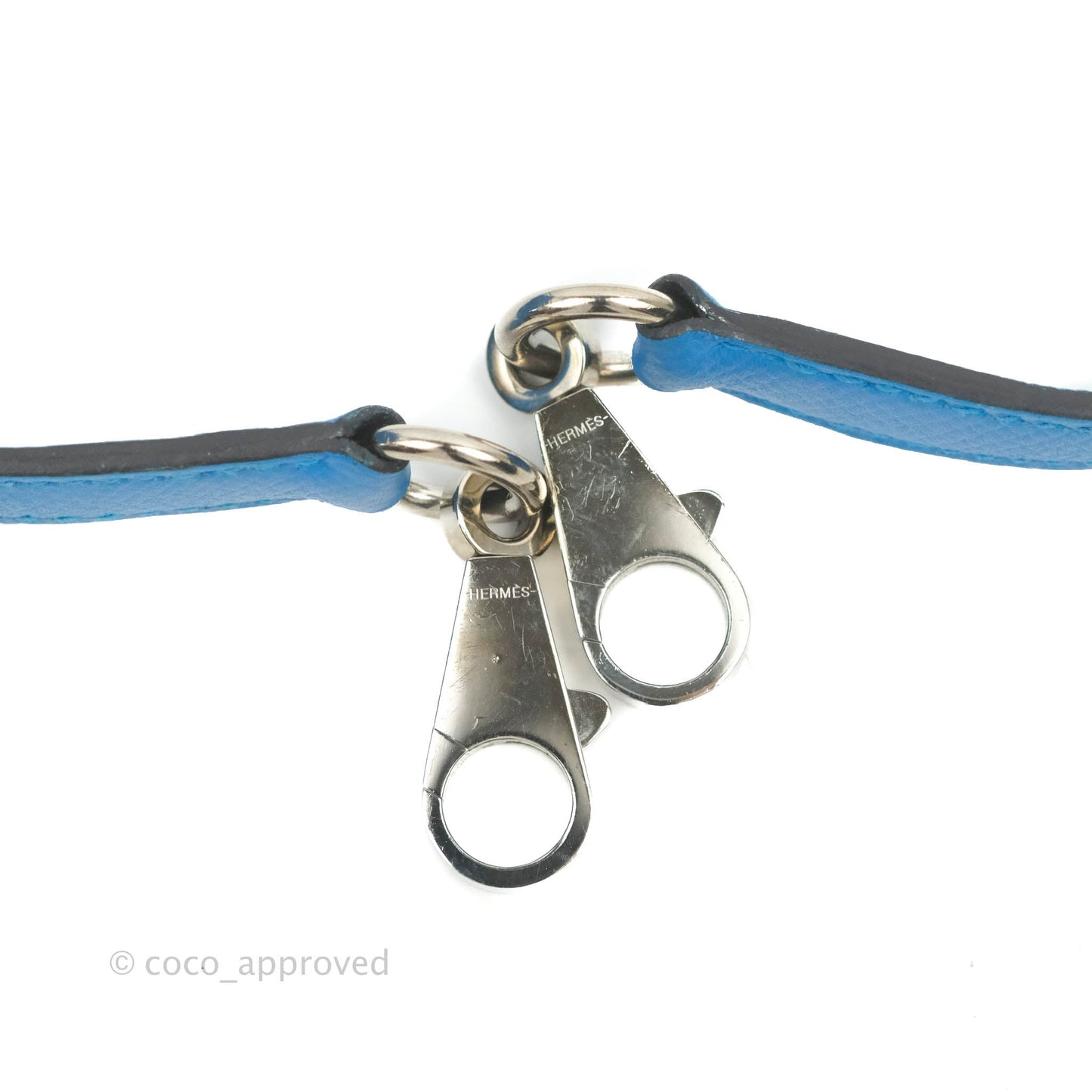Hermès Bolide 27 Blue Epsom Silver Hardware