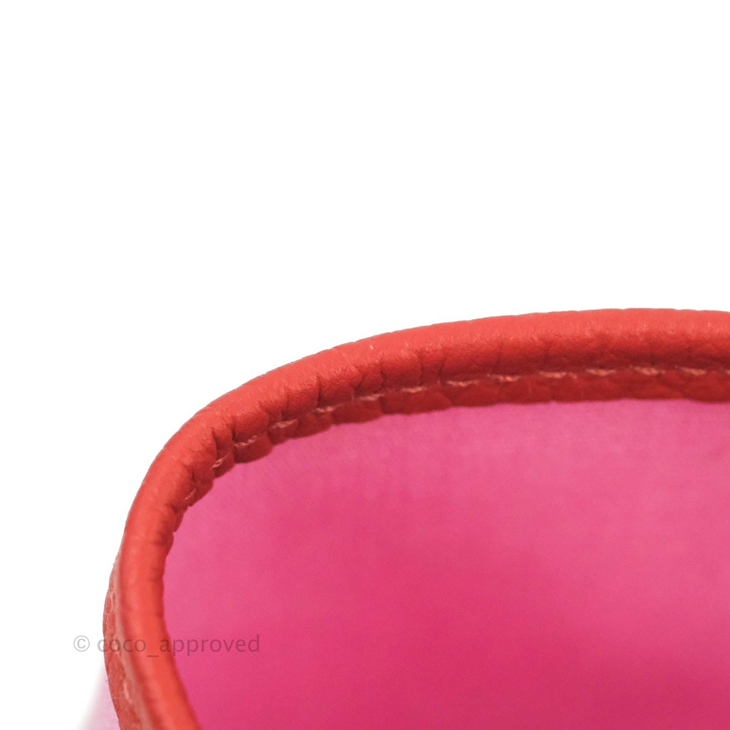 Hermès Garden Party 30 Pink / Red Duchesse Canvas