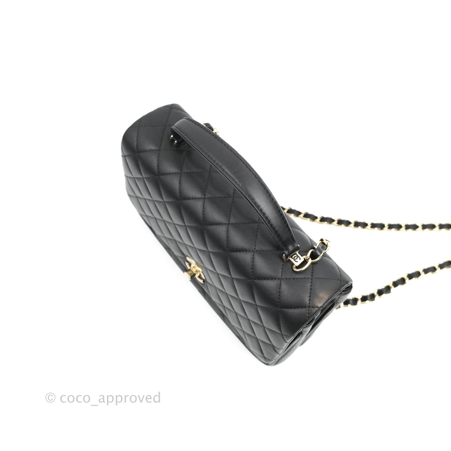 Chanel Quilted Small Citizen Chic Flap Black Lambskin Gold Hardware