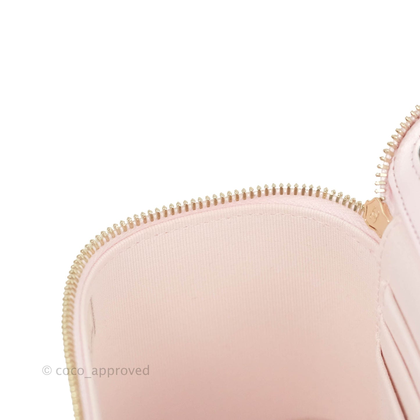 Chanel Top Handle Vanity with Chain Light Pink Lambskin Gold Hardware