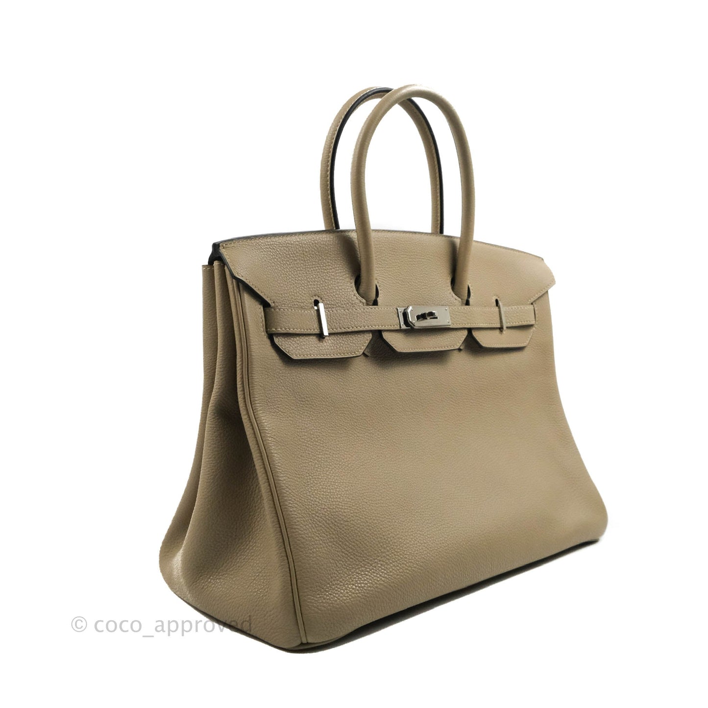 Hermès Birkin 35 Togo Gris Tourterelle Palladium Hardware