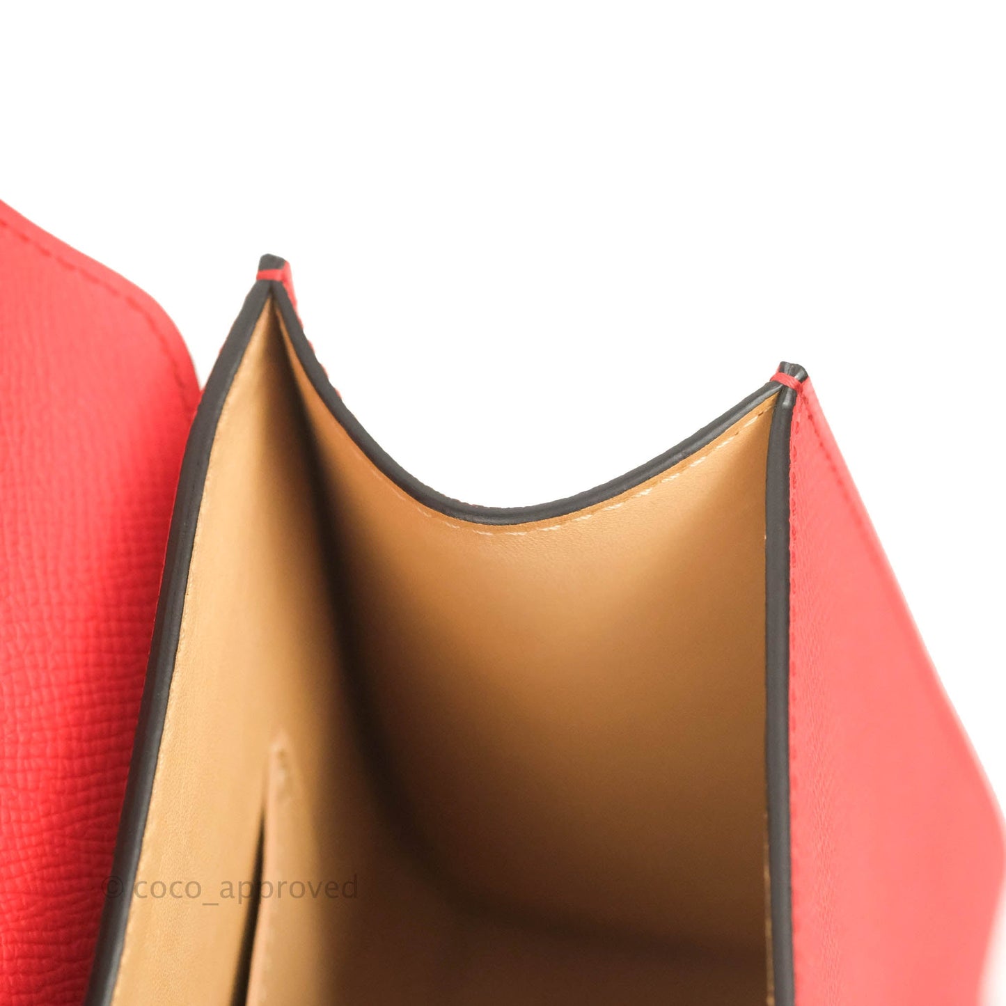 Moynat Gabrielle PM Bag Red Calfskin Silver Hardware