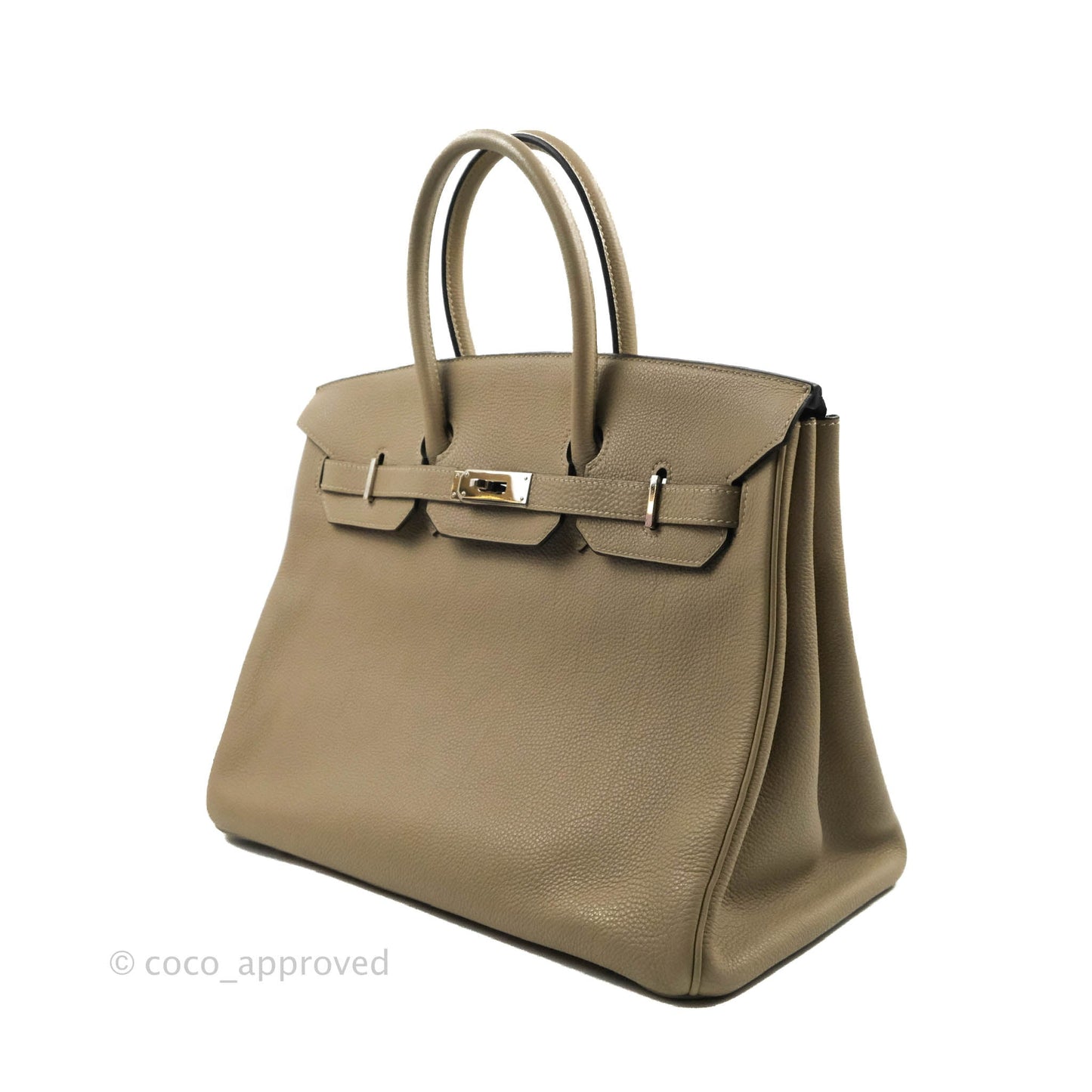 Hermès Birkin 35 Togo Gris Tourterelle Palladium Hardware