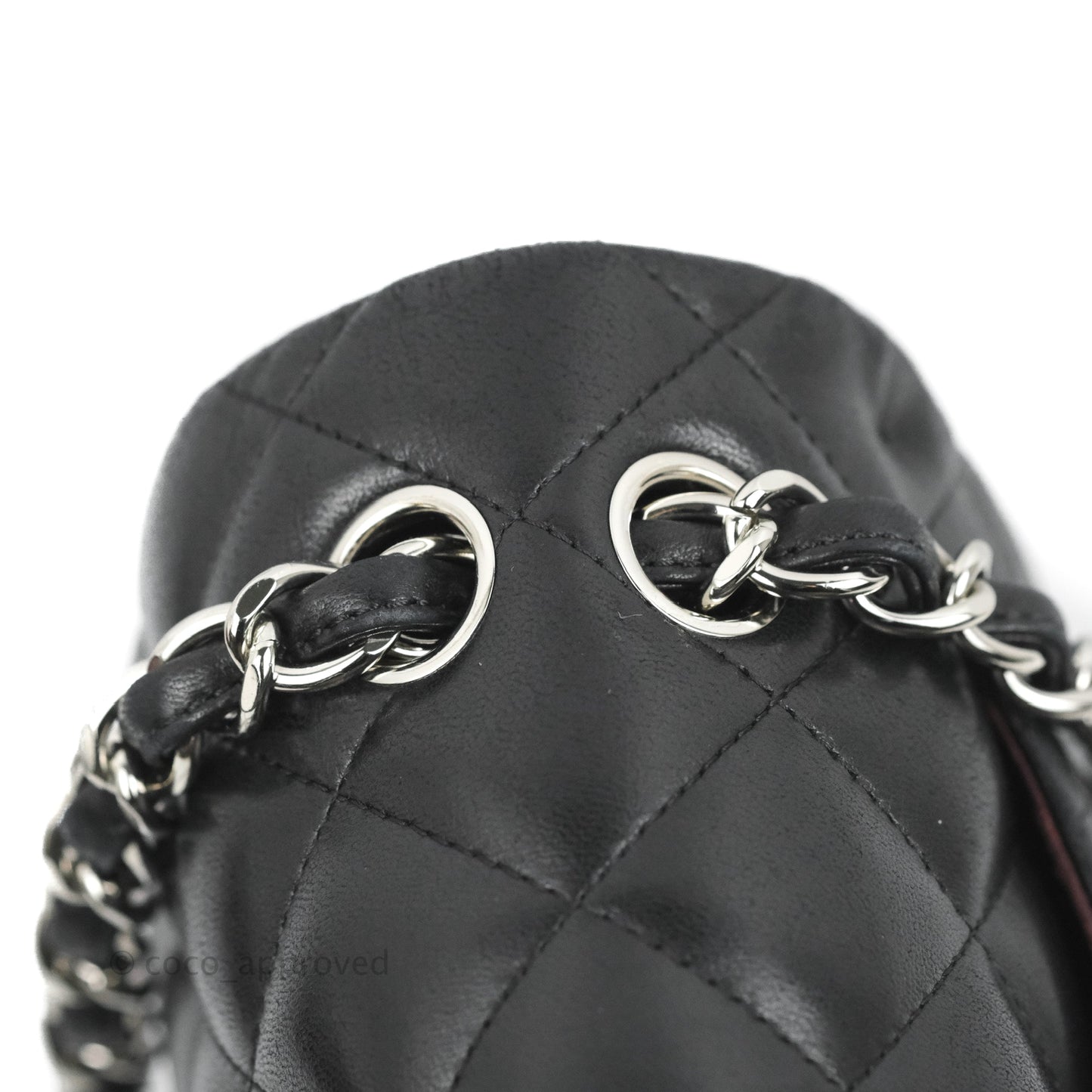 Chanel Jumbo Double Flap Black Lambskin Silver Hardware⁣⁣