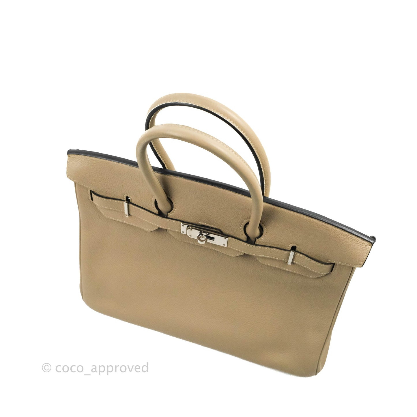 Hermès Birkin 35 Togo Gris Tourterelle Palladium Hardware