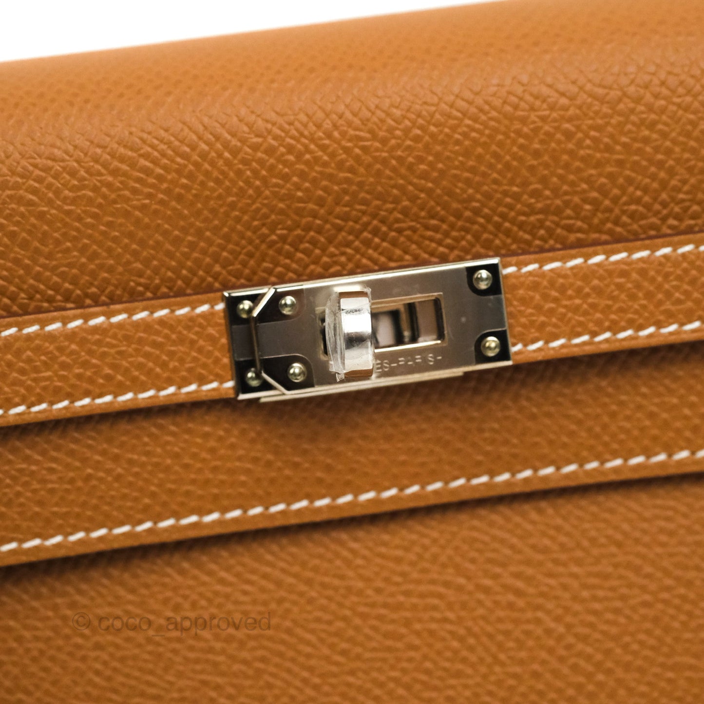 Hermès Kelly To Go Wallet Gold Epsom Palladium Hardware