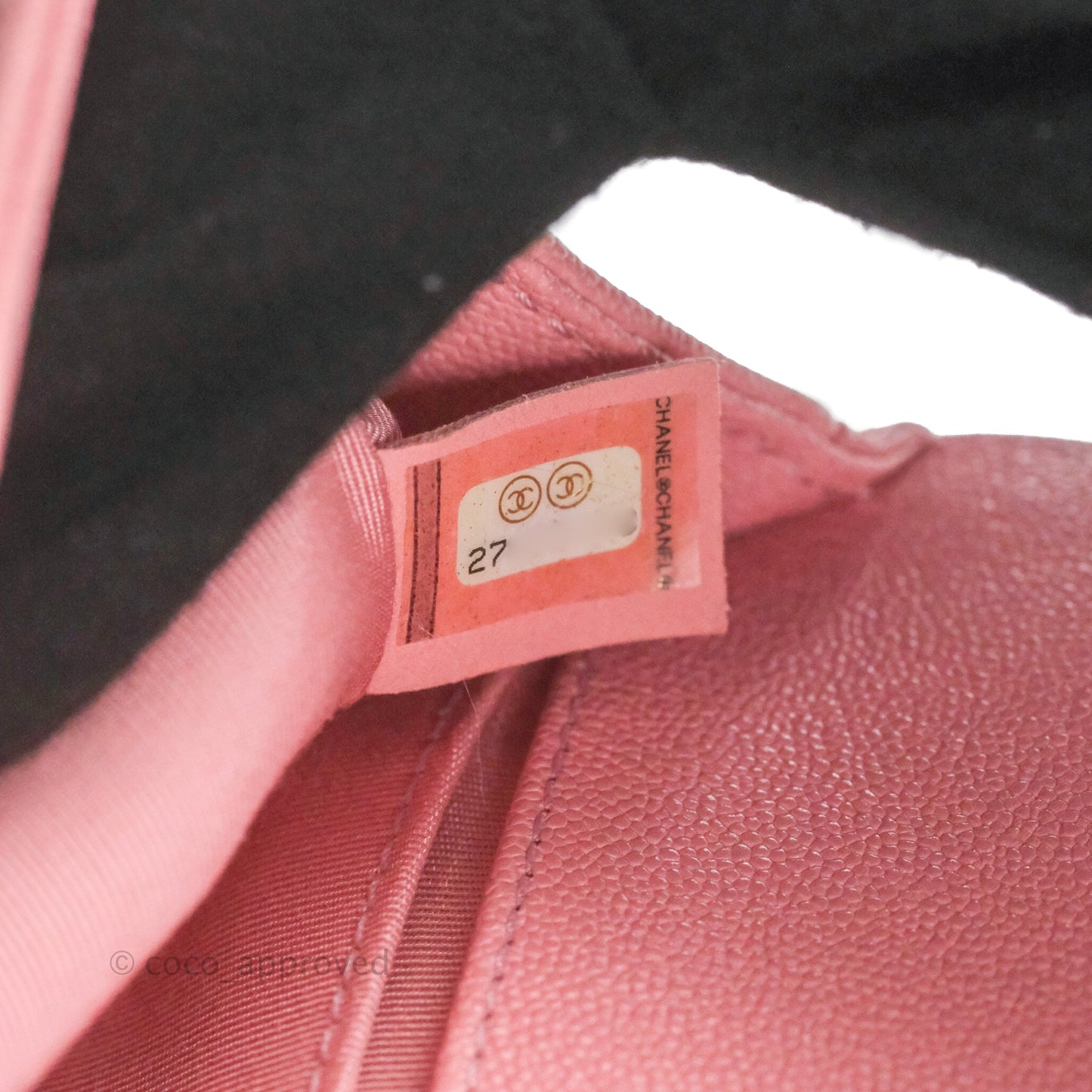 Chanel Quilted Medium Boy Rosy Pink Chevron Caviar Gold Hardware