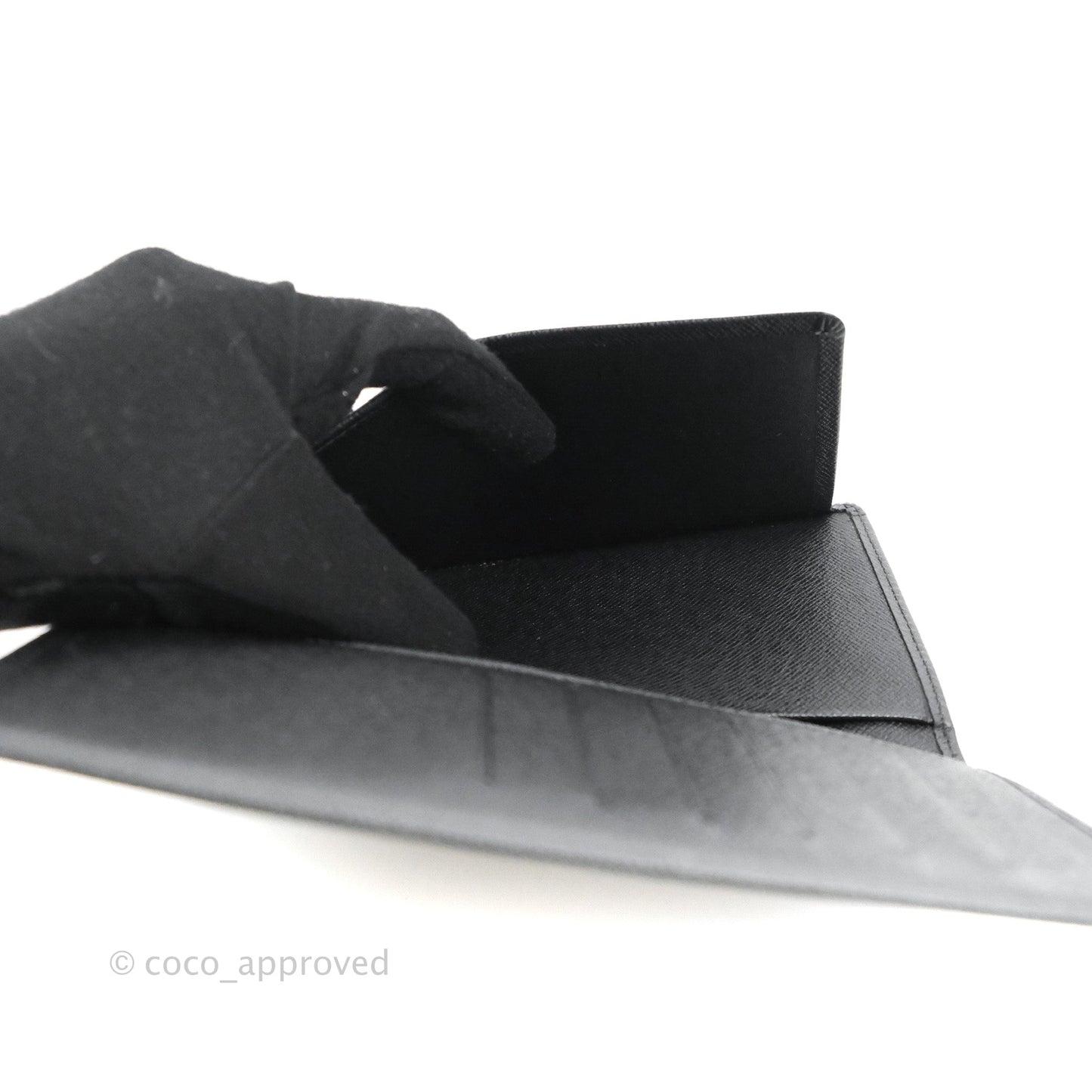 Louis Vuitton Porte Valeurs Long Wallet Black Taiga