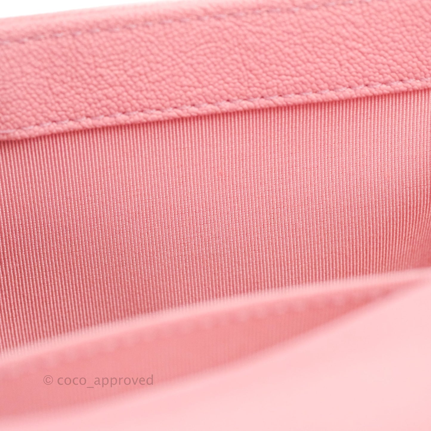 Chanel Quilted Medium Boy Rosy Pink Chevron Caviar Gold Hardware