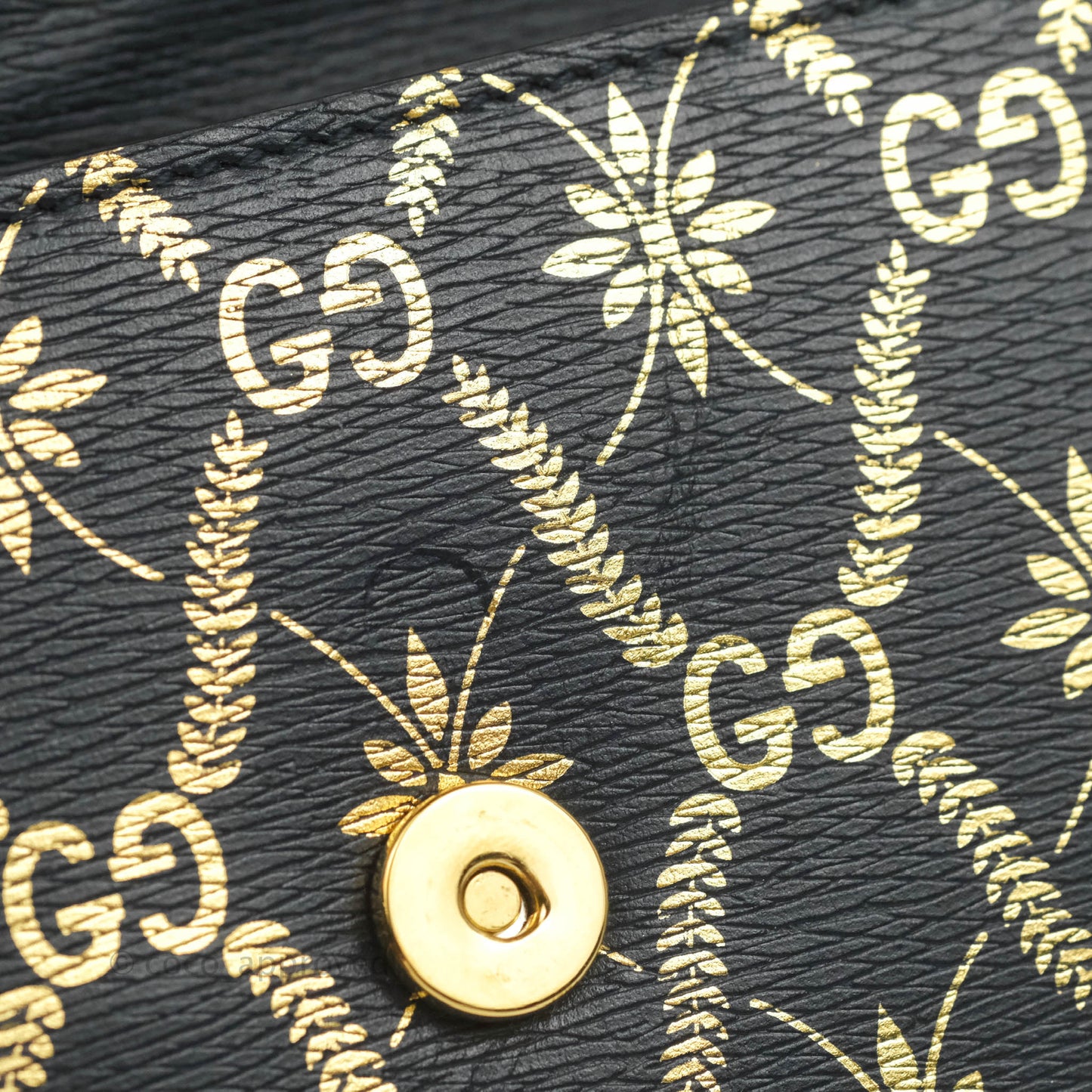 Gucci Super Mini GG Sylvie Bag Black Calfskin Gold Hardware