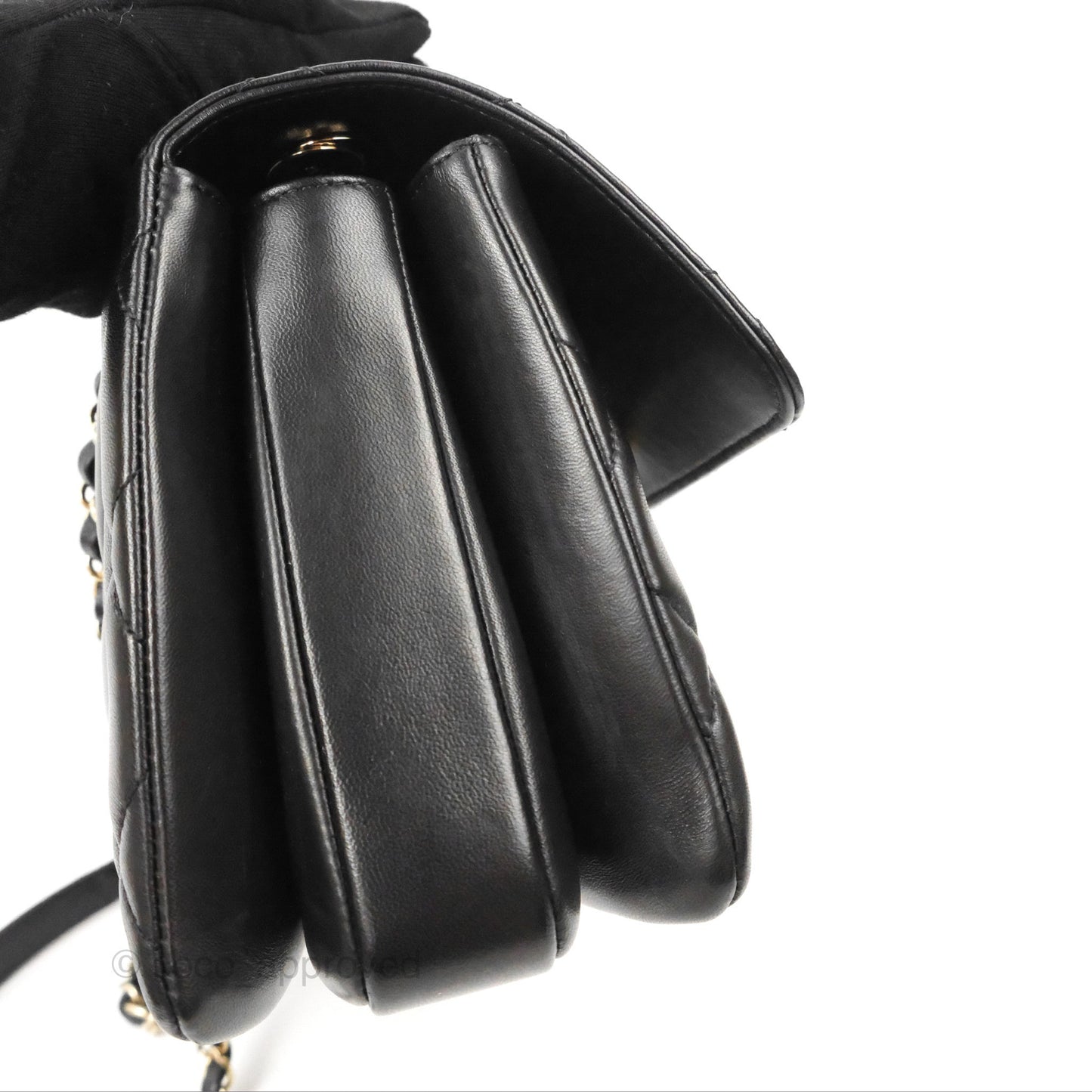 Chanel Trendy CC Small Black Lambskin Gold Hardware