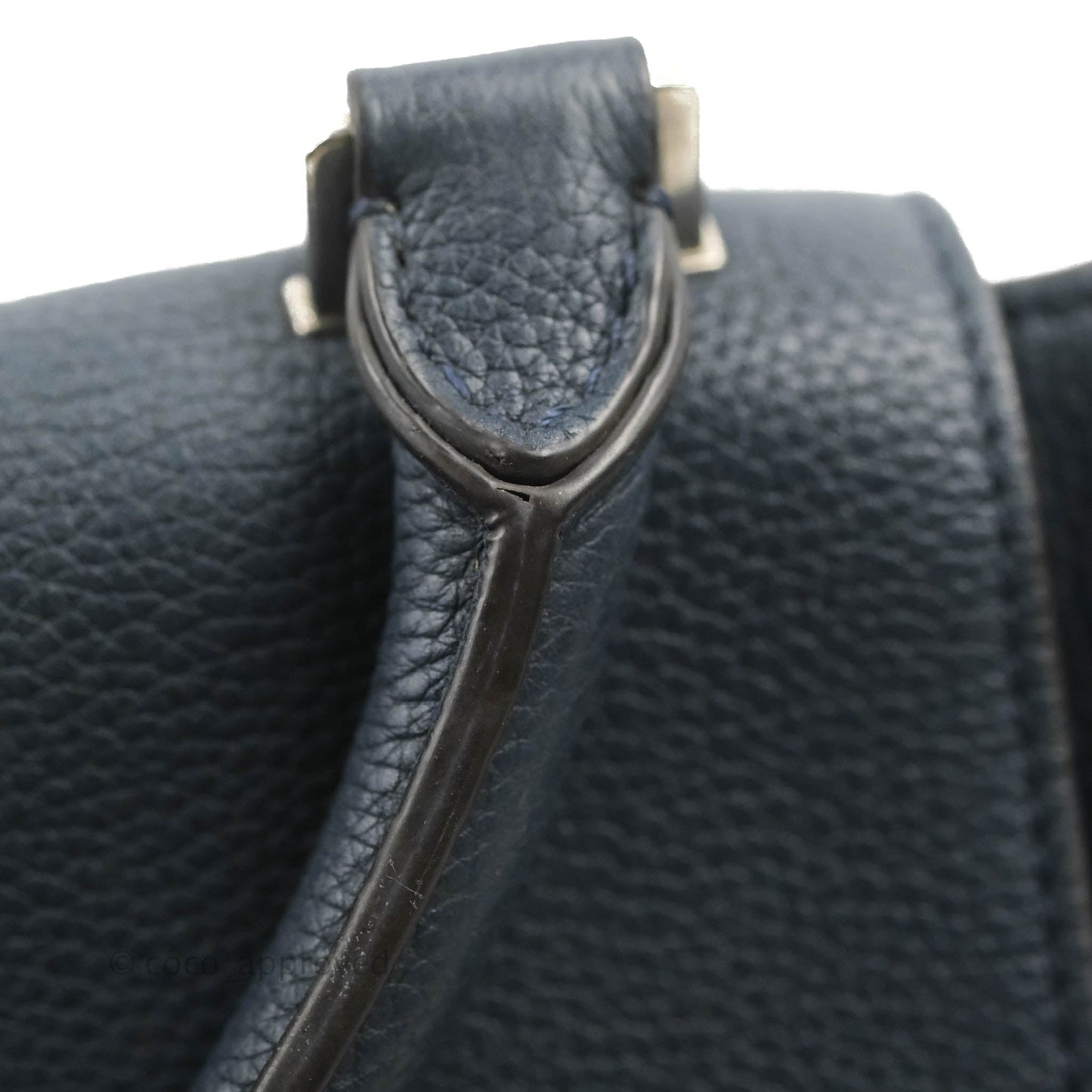 Celine Small Sleek Trapeze Navy Calfskin